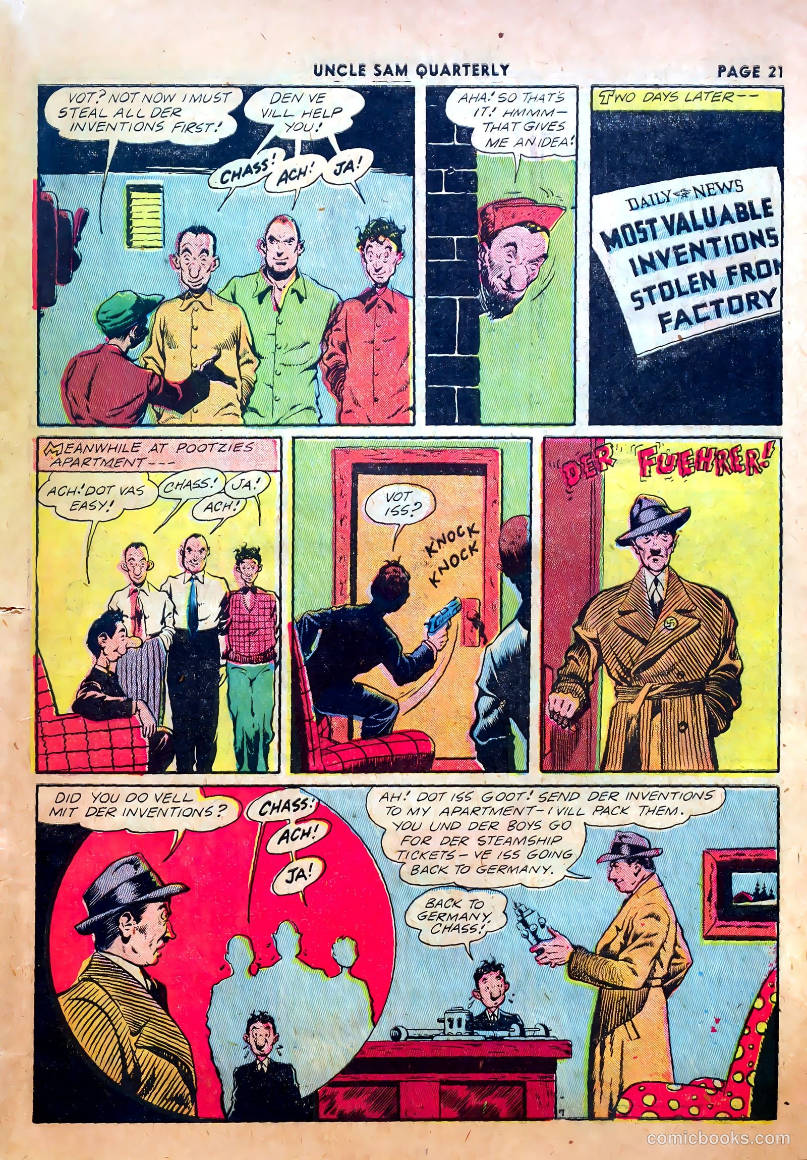 Uncle Sam Quarterly #4 (1942) — page 23 of 68