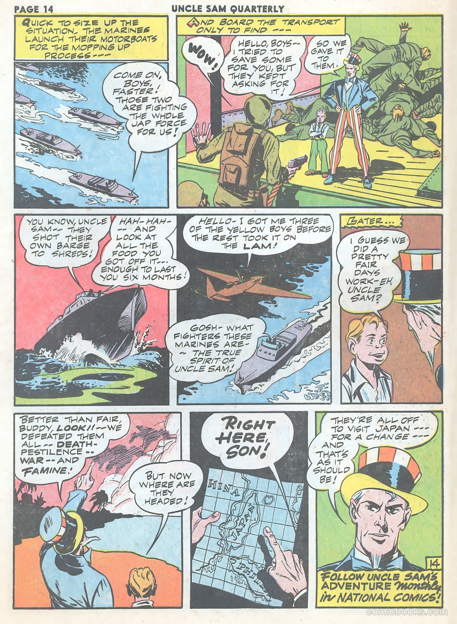 Uncle Sam Quarterly #5 (1942) — page 16 of 69