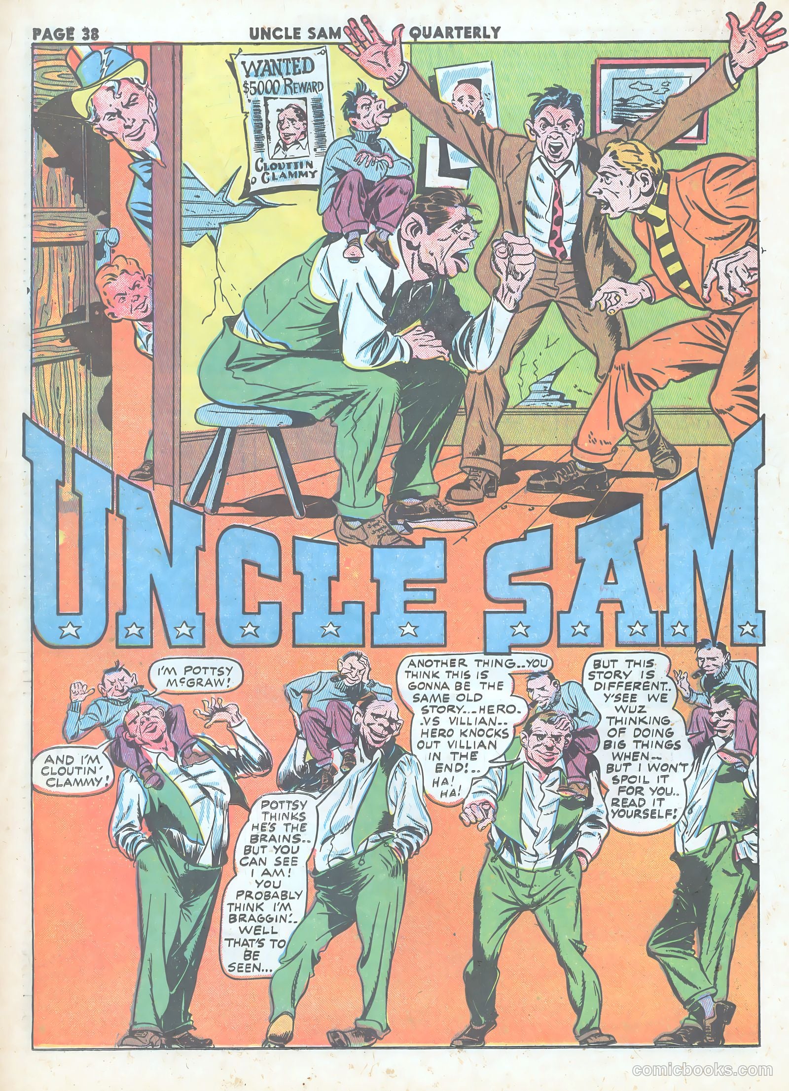 Uncle Sam Quarterly #5 (1942) — page 40 of 69