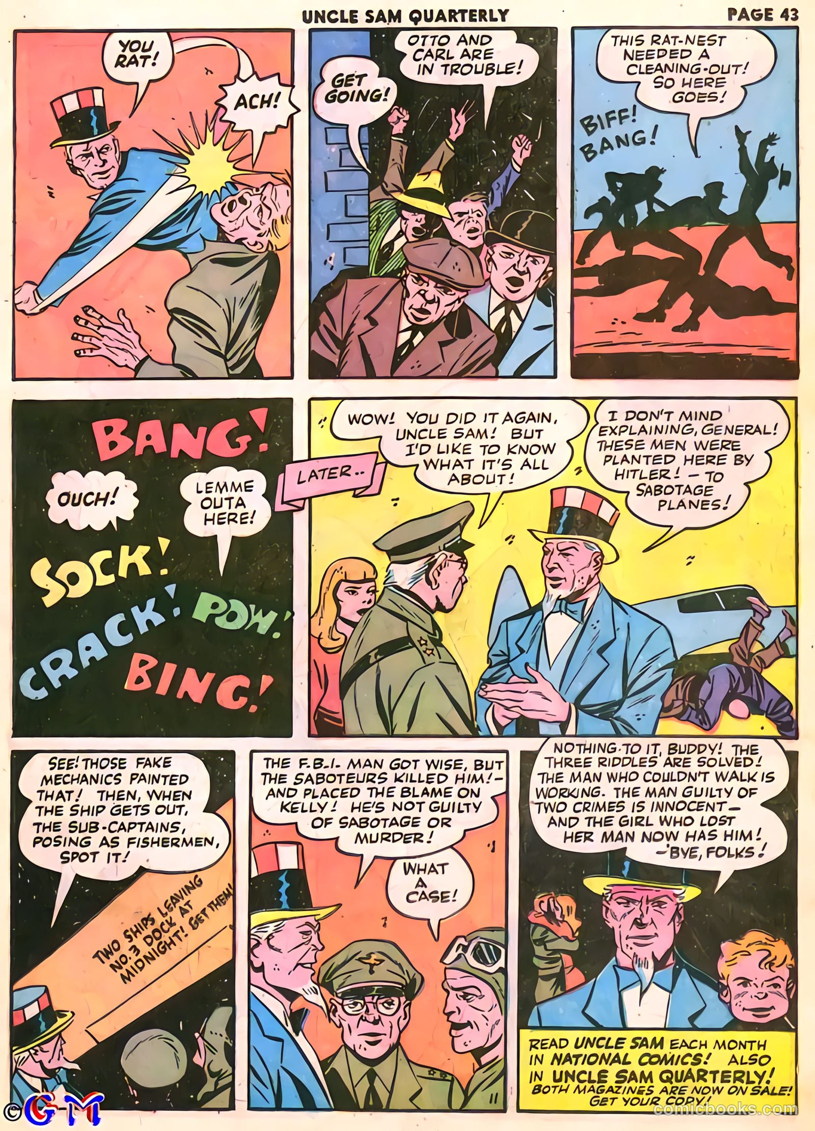 Uncle Sam Quarterly #6 (1943) — page 45 of 68