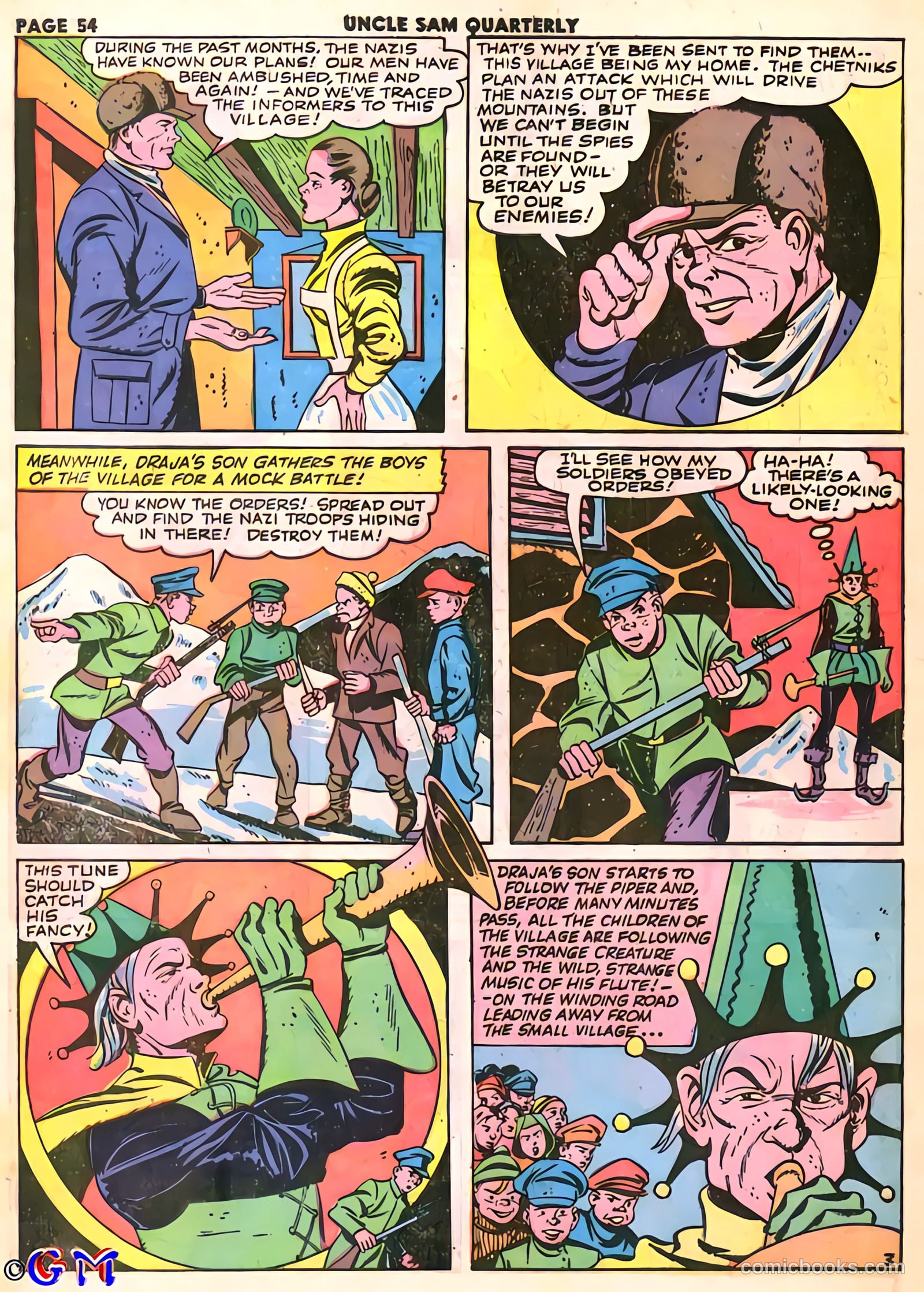 Uncle Sam Quarterly #6 (1943) — page 56 of 68