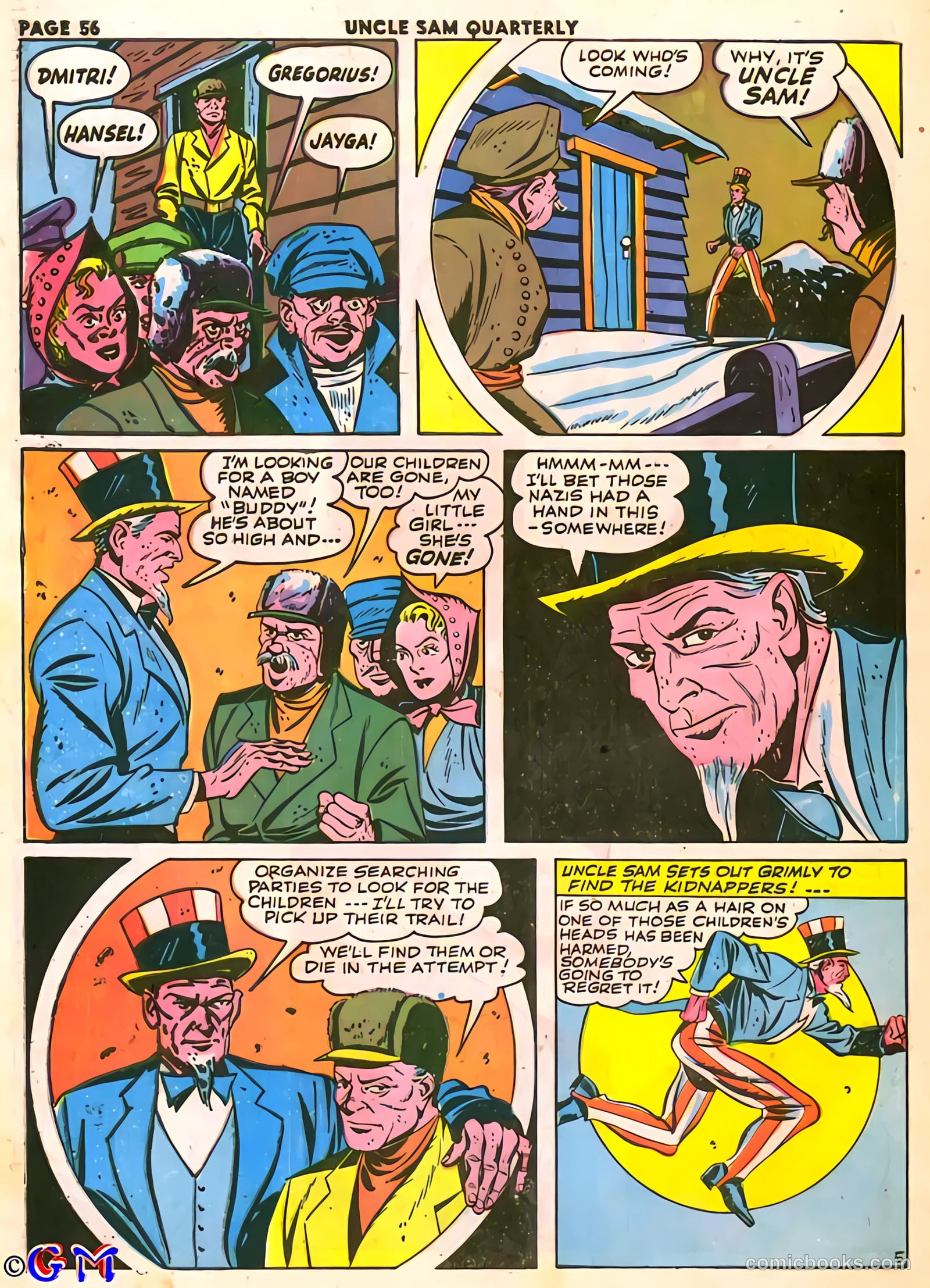 Uncle Sam Quarterly #6 (1943) — page 58 of 68
