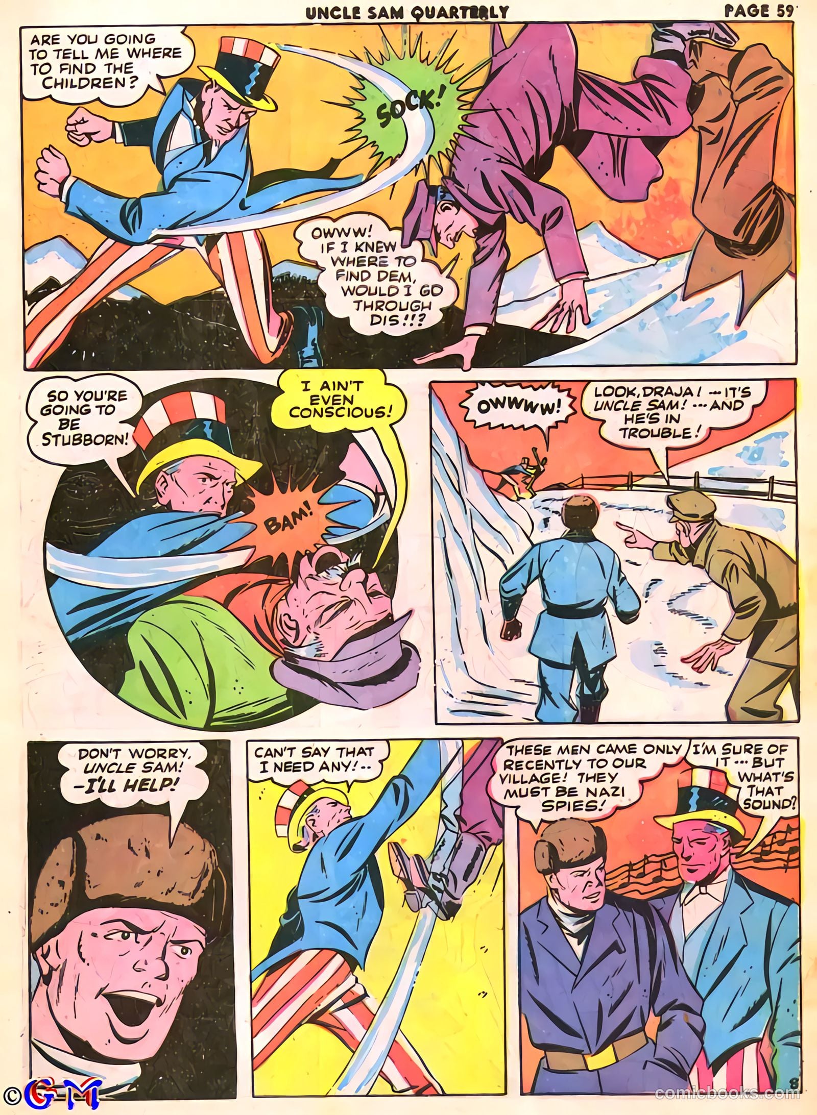Uncle Sam Quarterly #6 (1943) — page 61 of 68