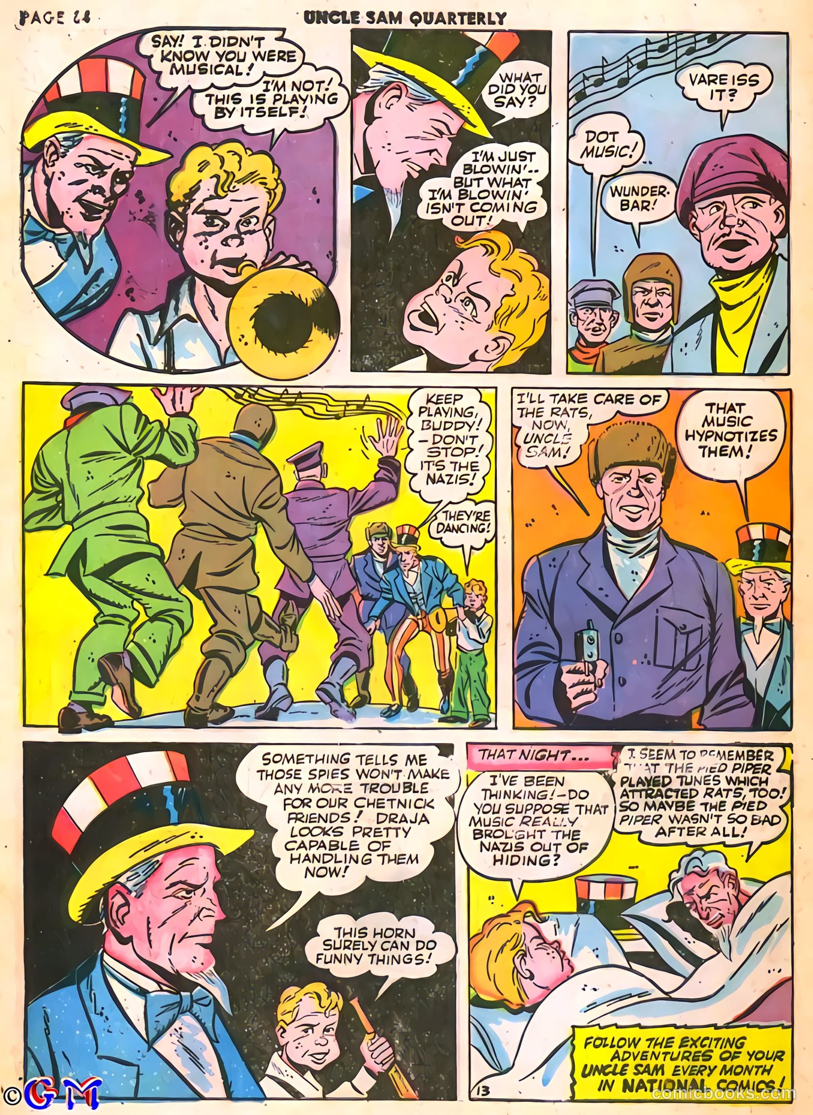 Uncle Sam Quarterly #6 (1943) — page 66 of 68