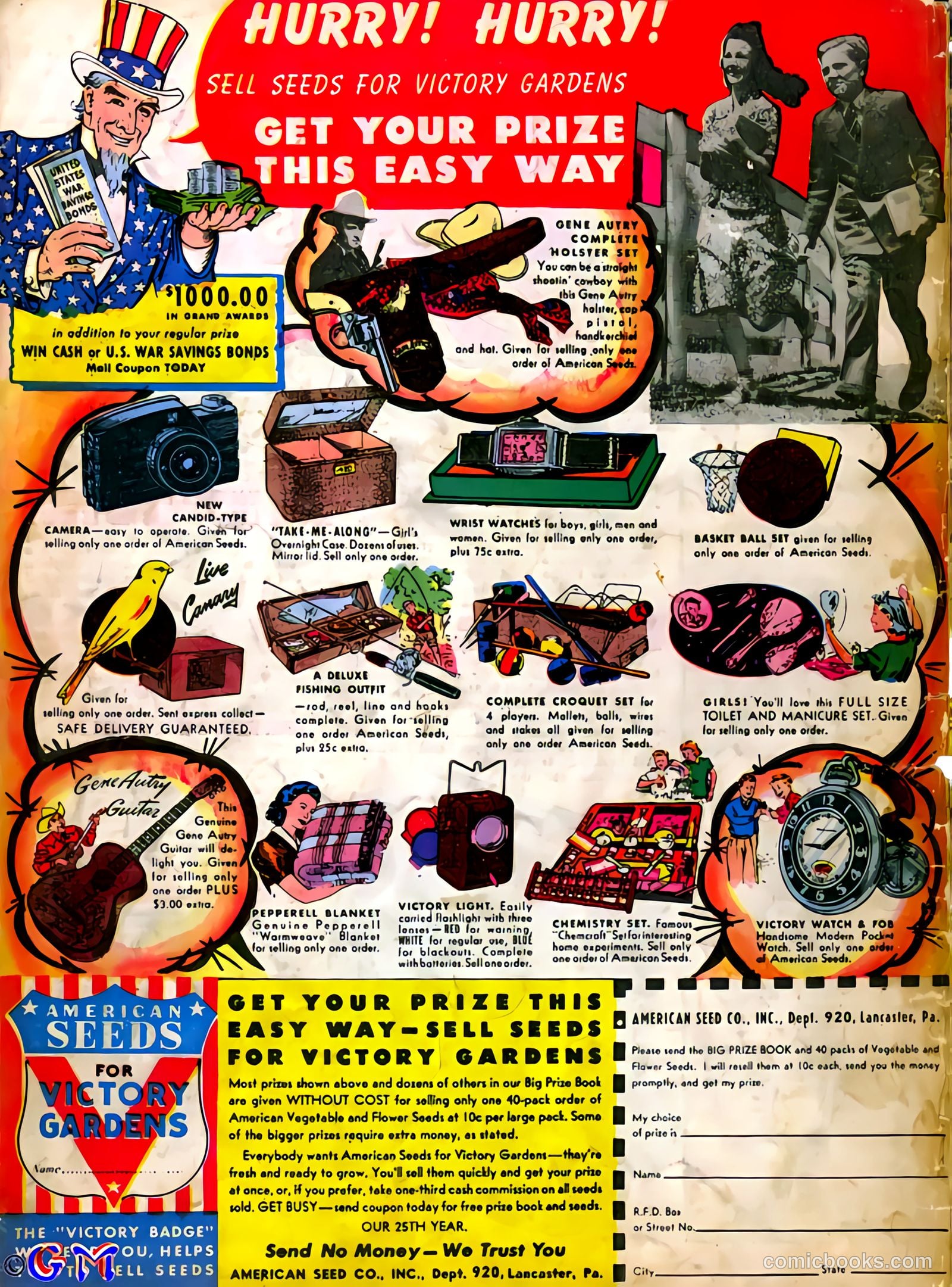 Uncle Sam Quarterly #6 (1943) — page 68 of 68