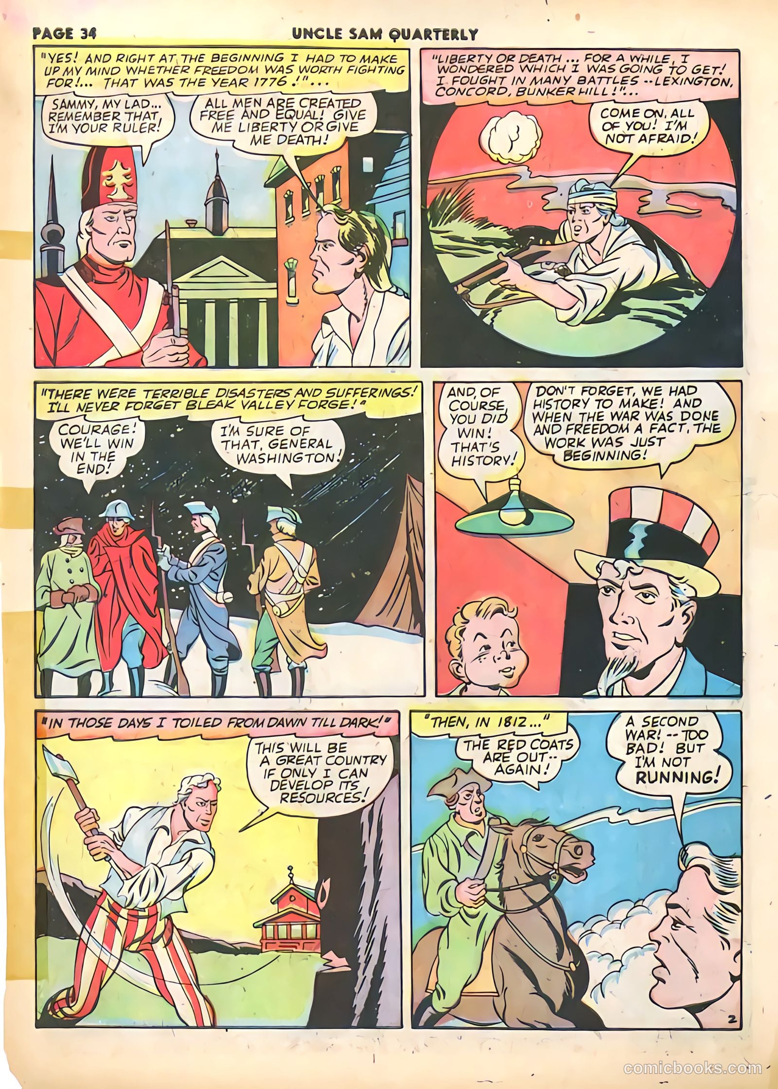 Uncle Sam Quarterly #7 (1943) — page 36 of 68
