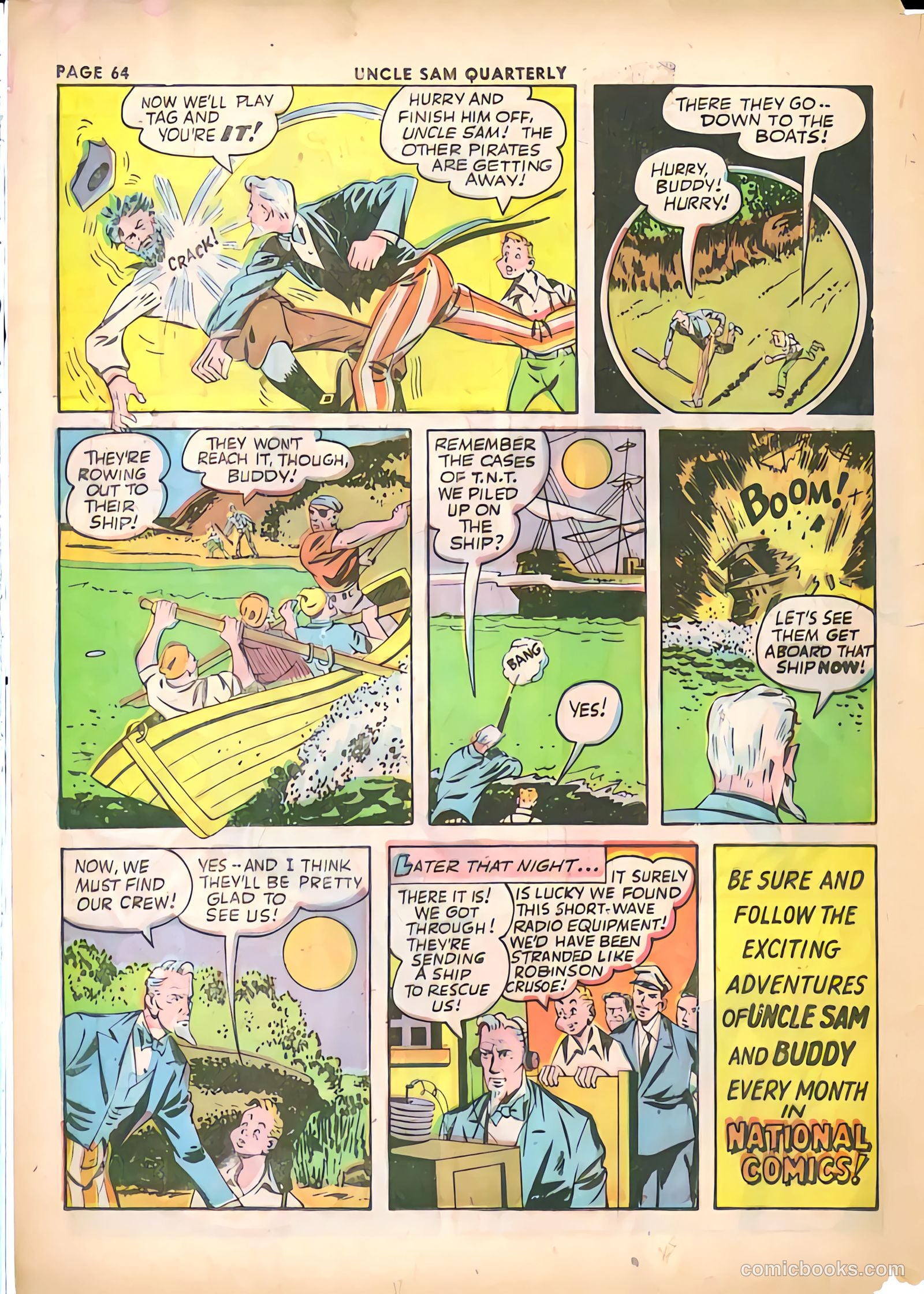 Uncle Sam Quarterly #7 (1943) — page 66 of 68