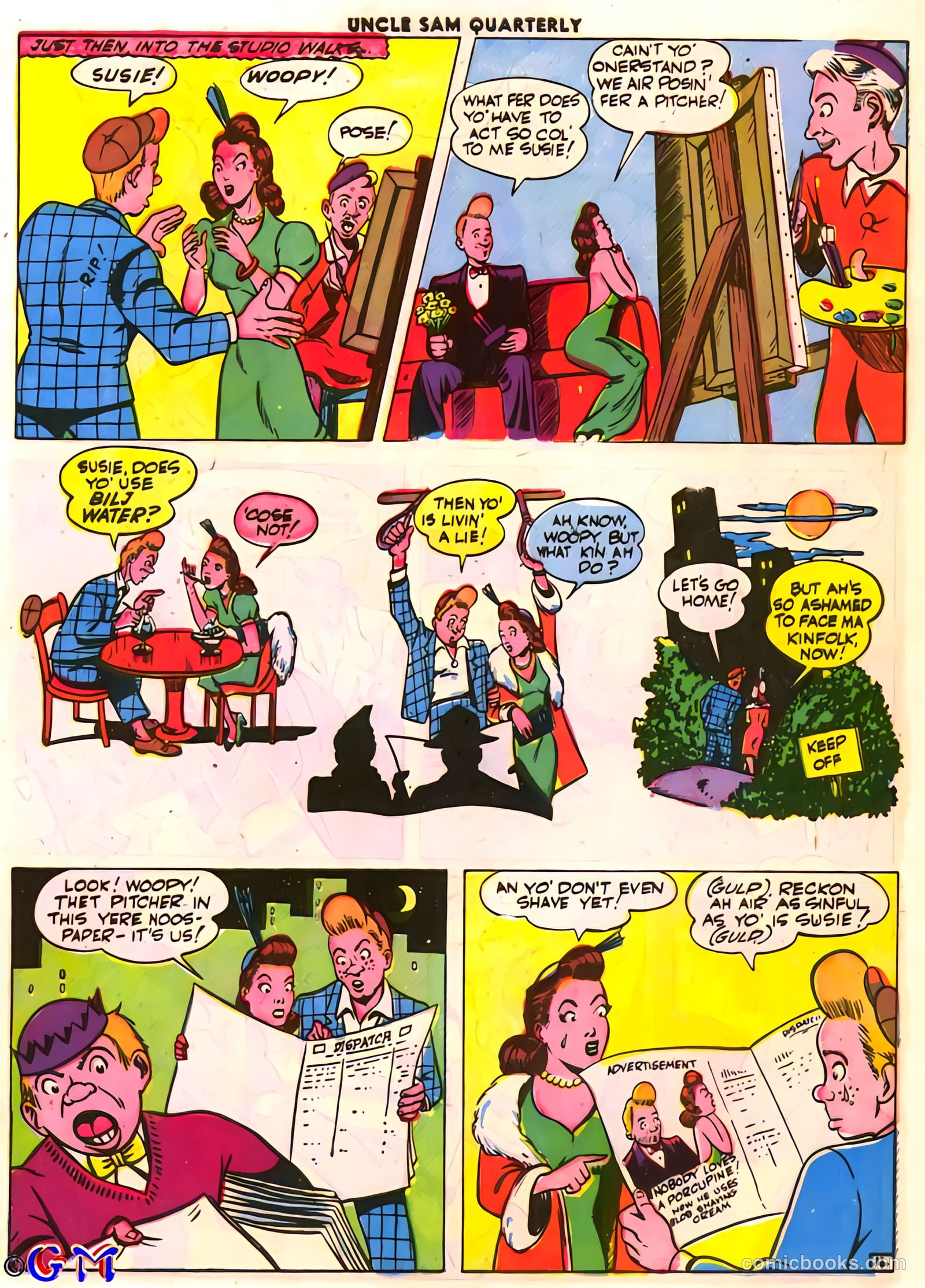 Uncle Sam Quarterly #8 (1943) — page 35 of 60