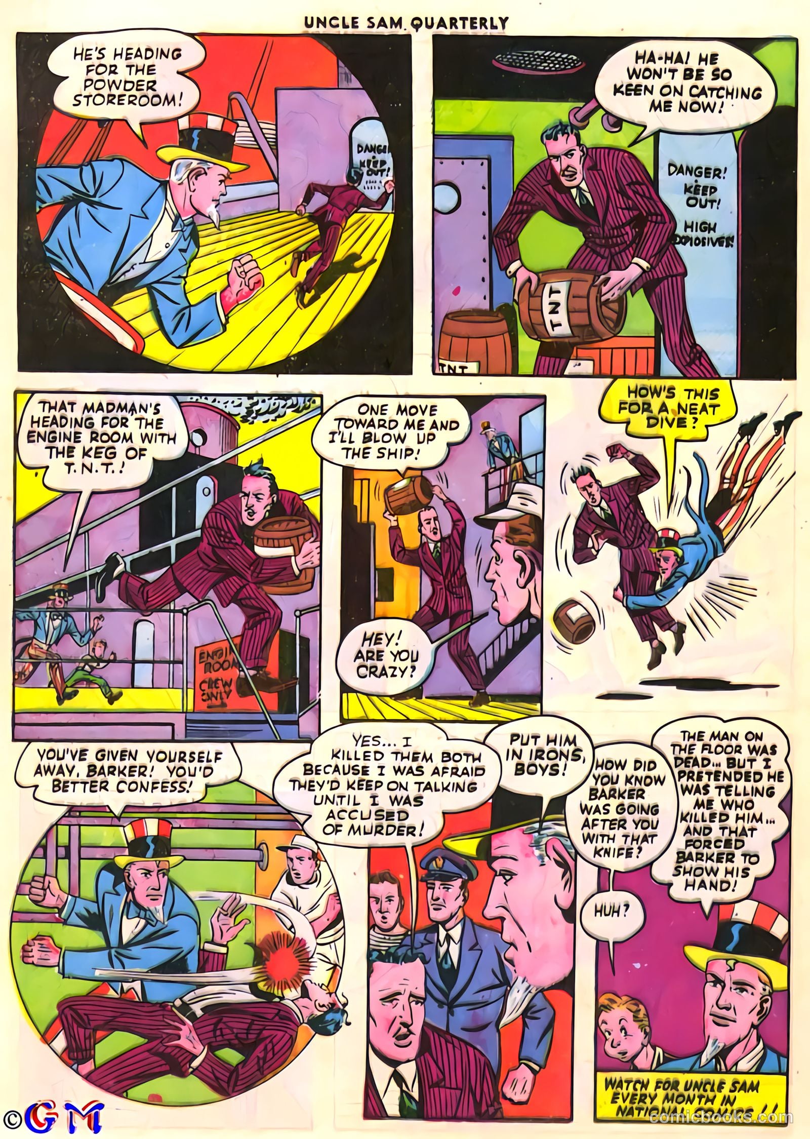 Uncle Sam Quarterly #8 (1943) — page 58 of 60