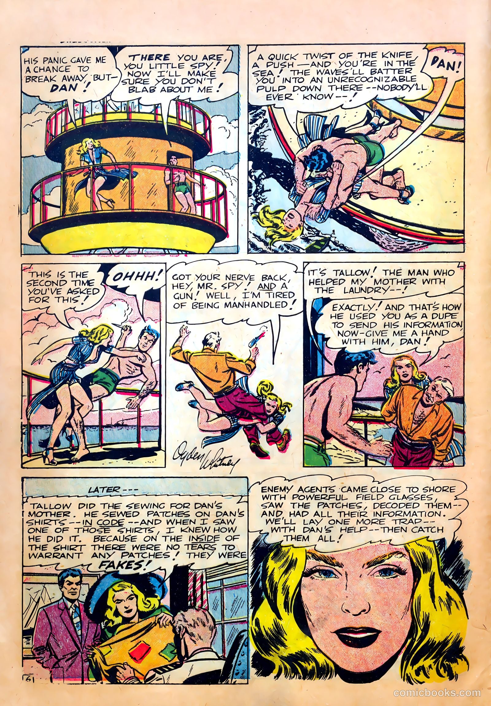 Undercover #5 (1952) — page 8 of 36