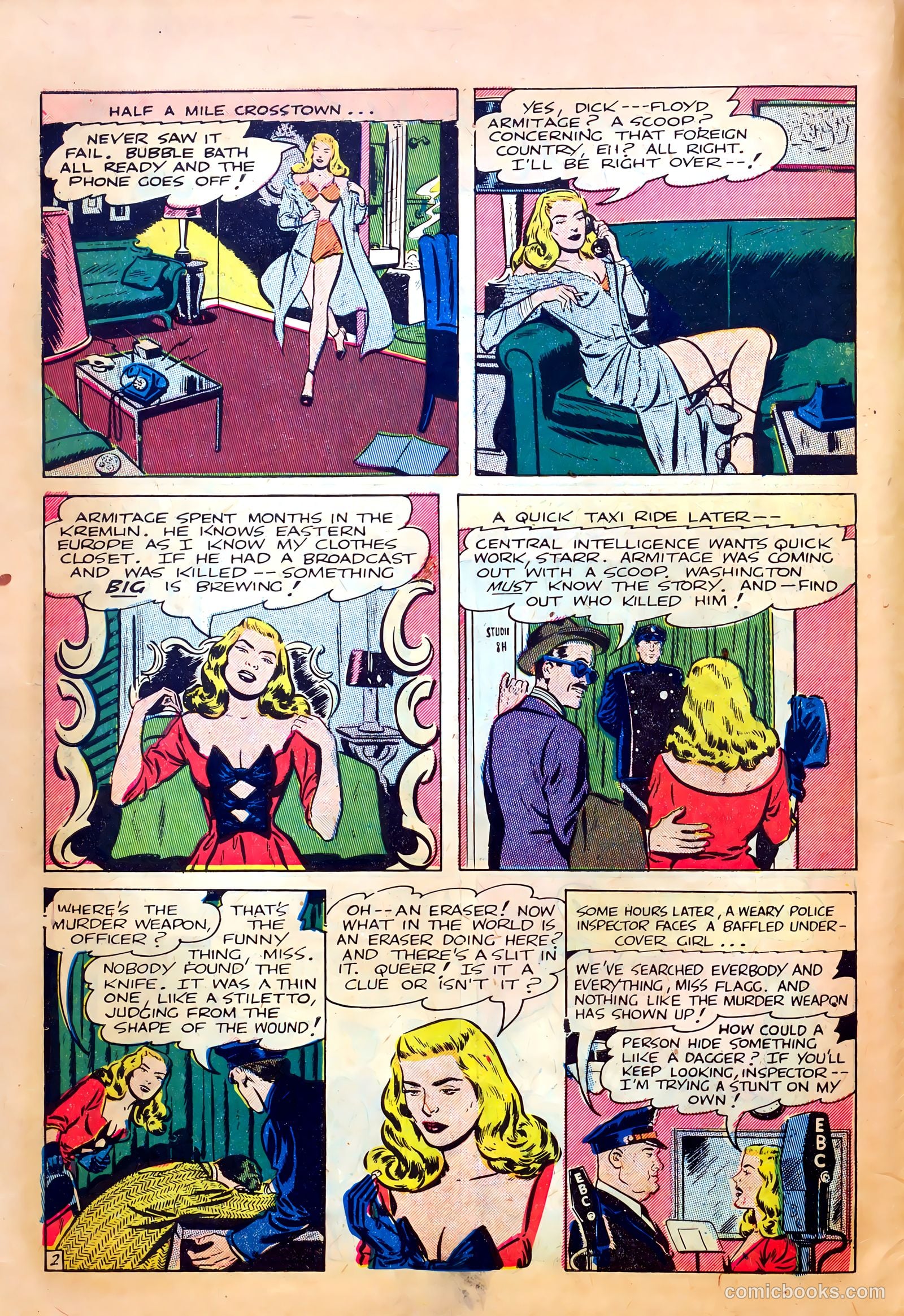 Undercover #5 (1952) — page 10 of 36