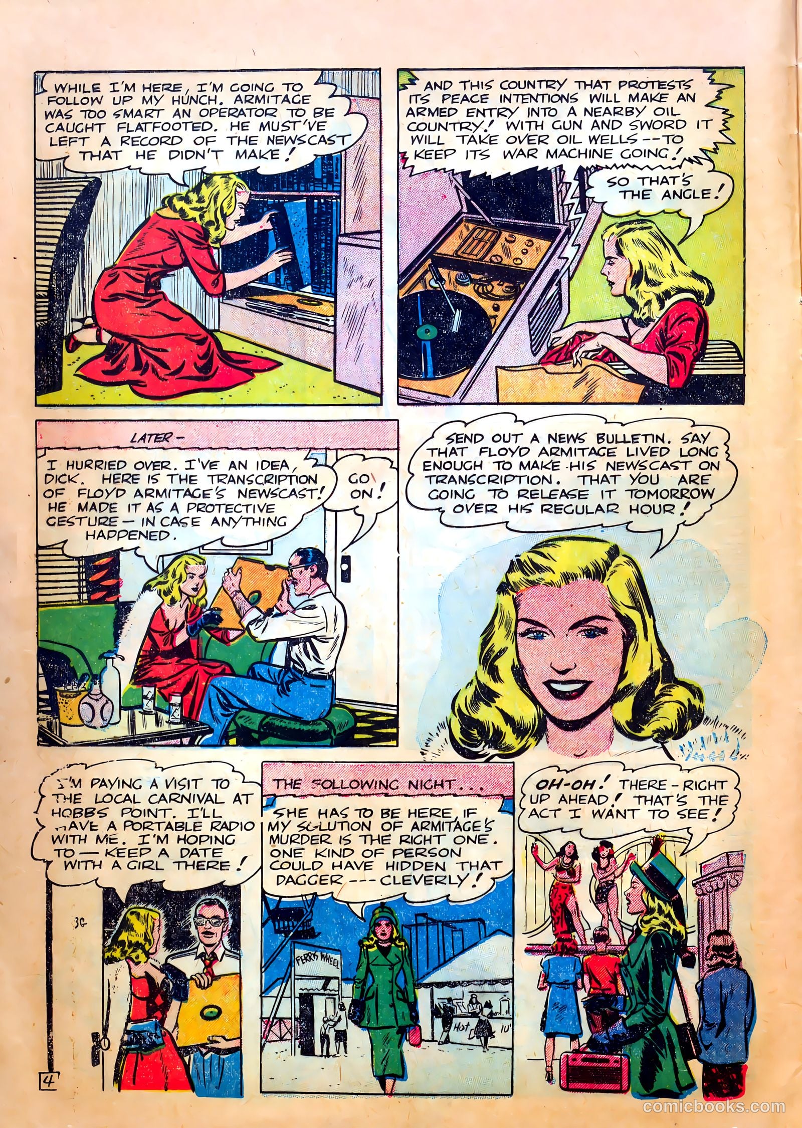 Undercover #5 (1952) — page 12 of 36