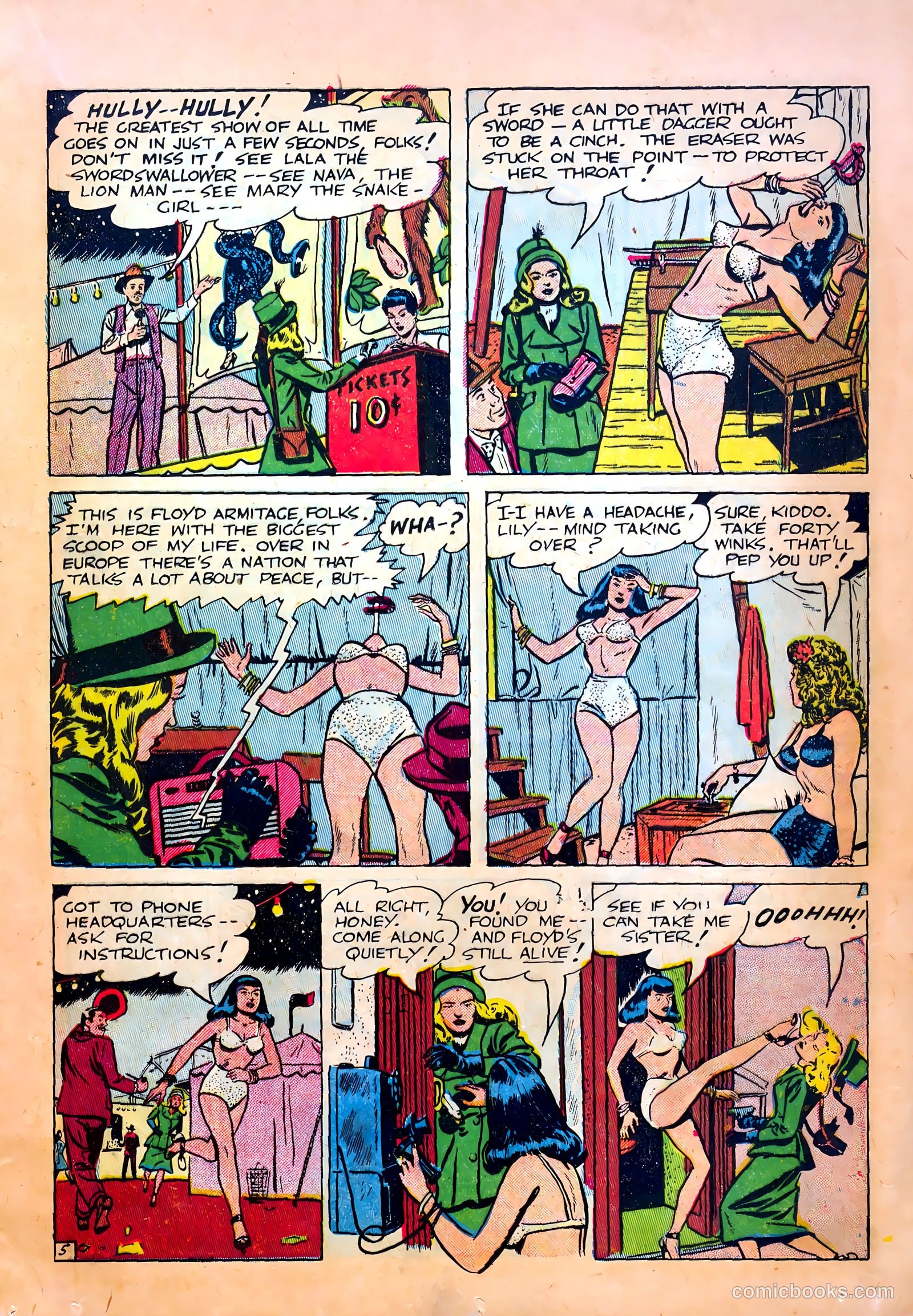 Undercover #5 (1952) — page 13 of 36