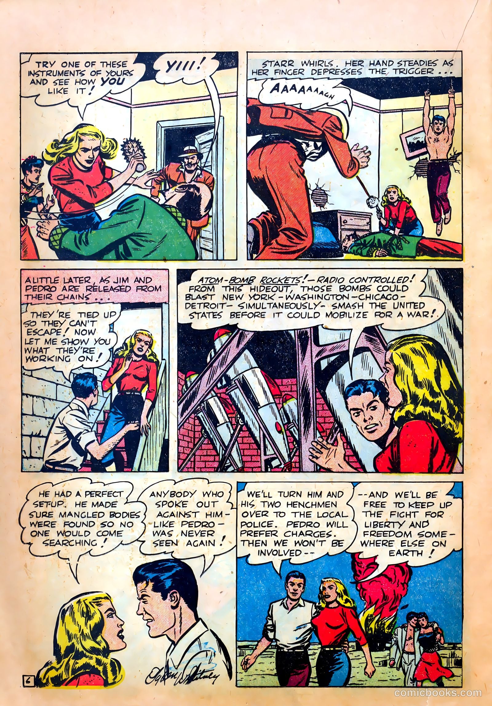 Undercover #5 (1952) — page 20 of 36