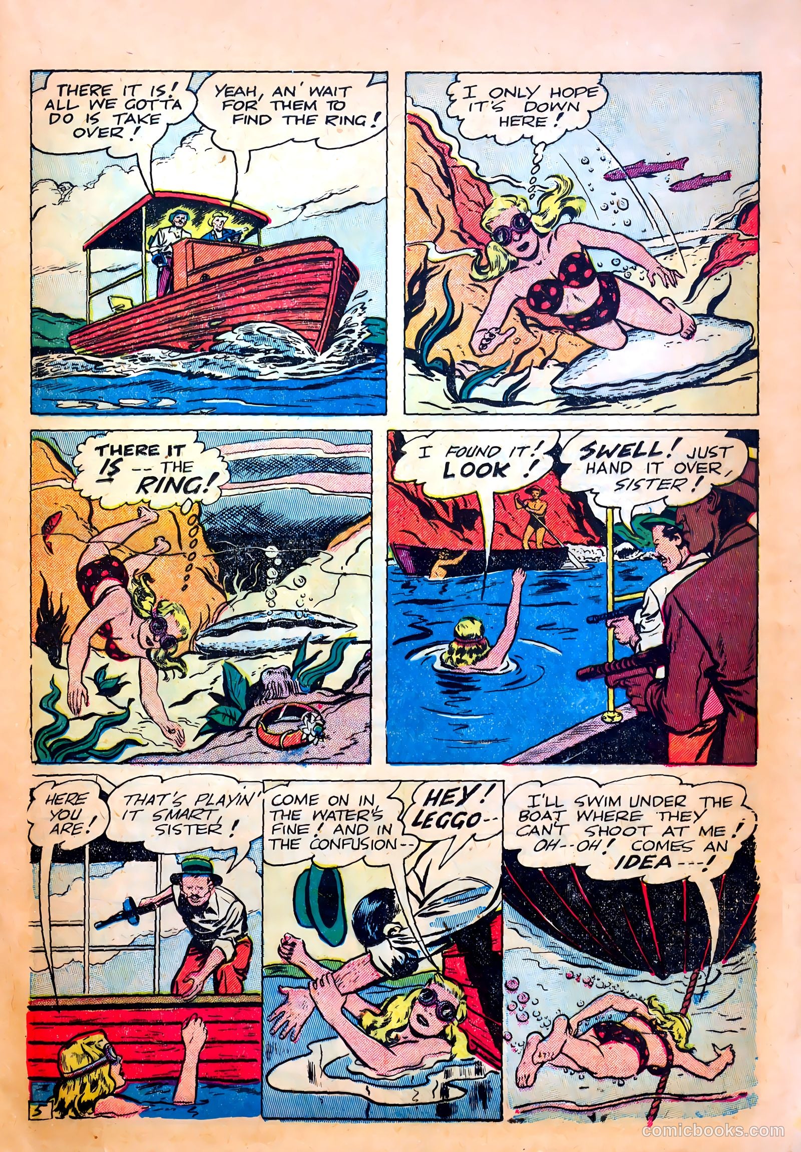 Undercover #5 (1952) — page 25 of 36