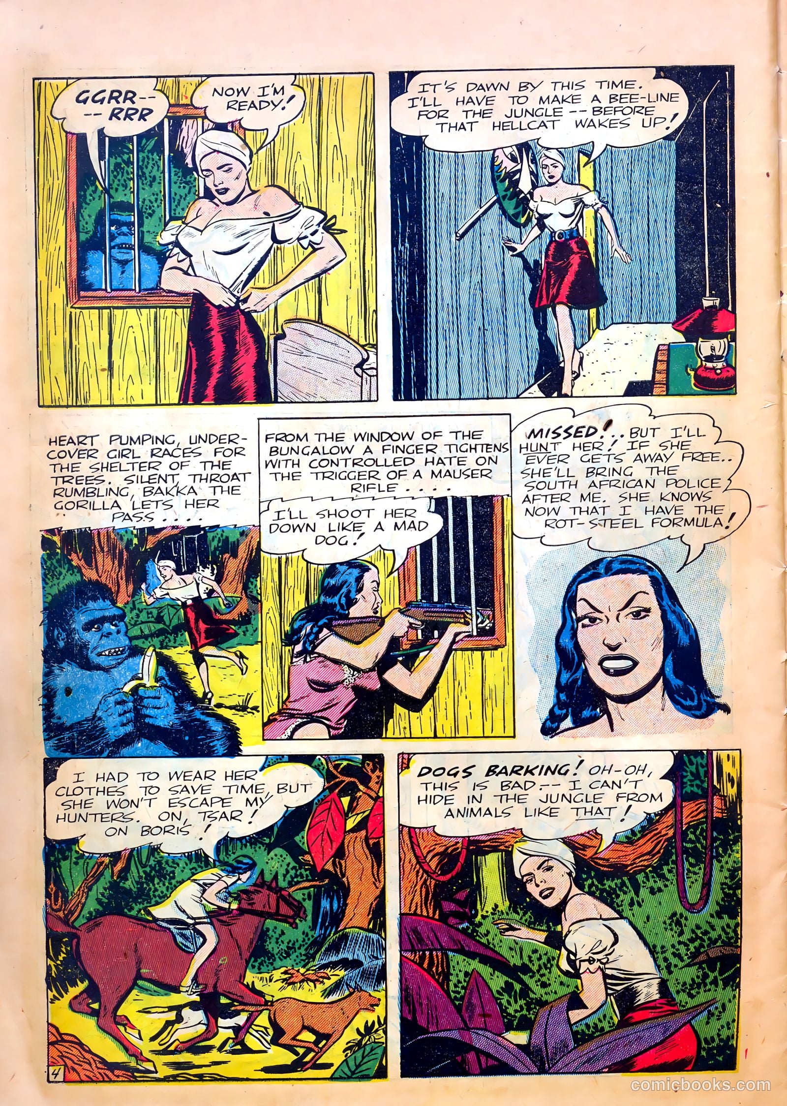 Undercover #5 (1952) — page 30 of 36
