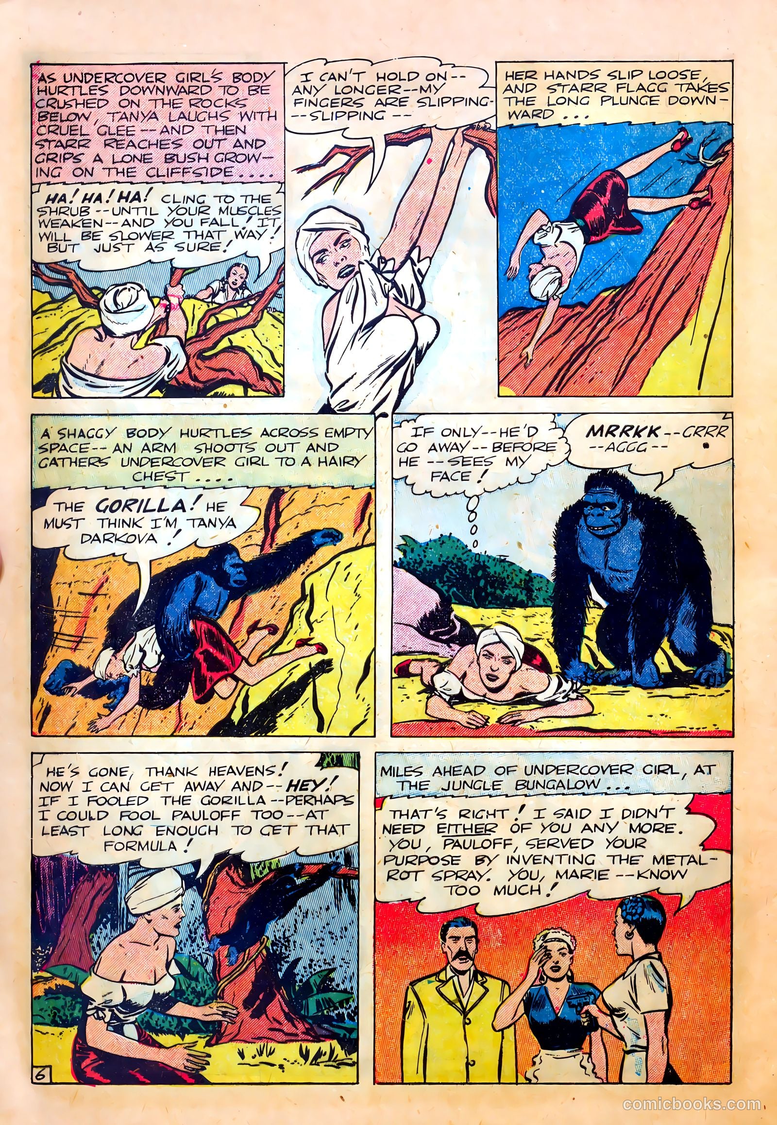 Undercover #5 (1952) — page 32 of 36