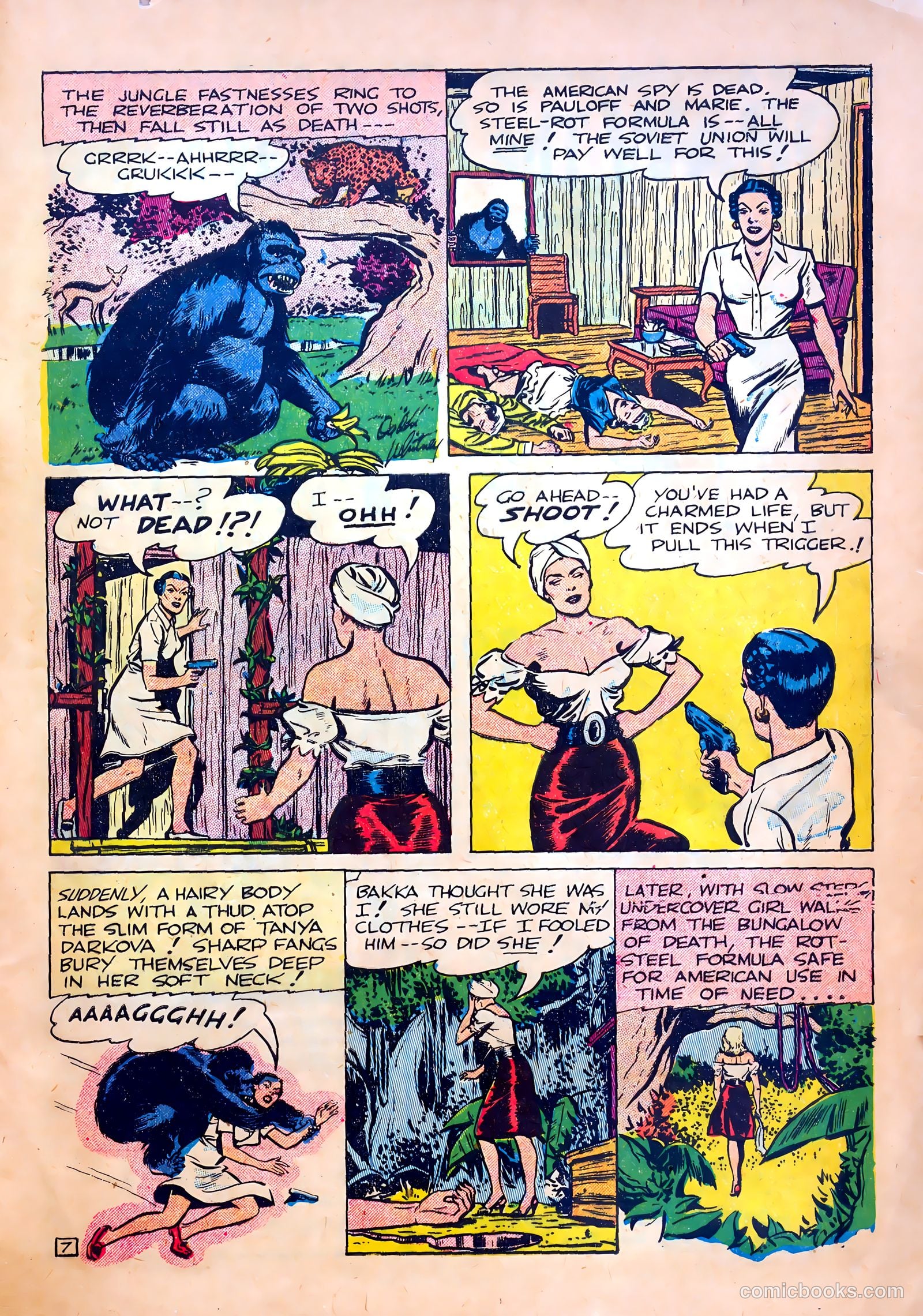 Undercover #5 (1952) — page 33 of 36