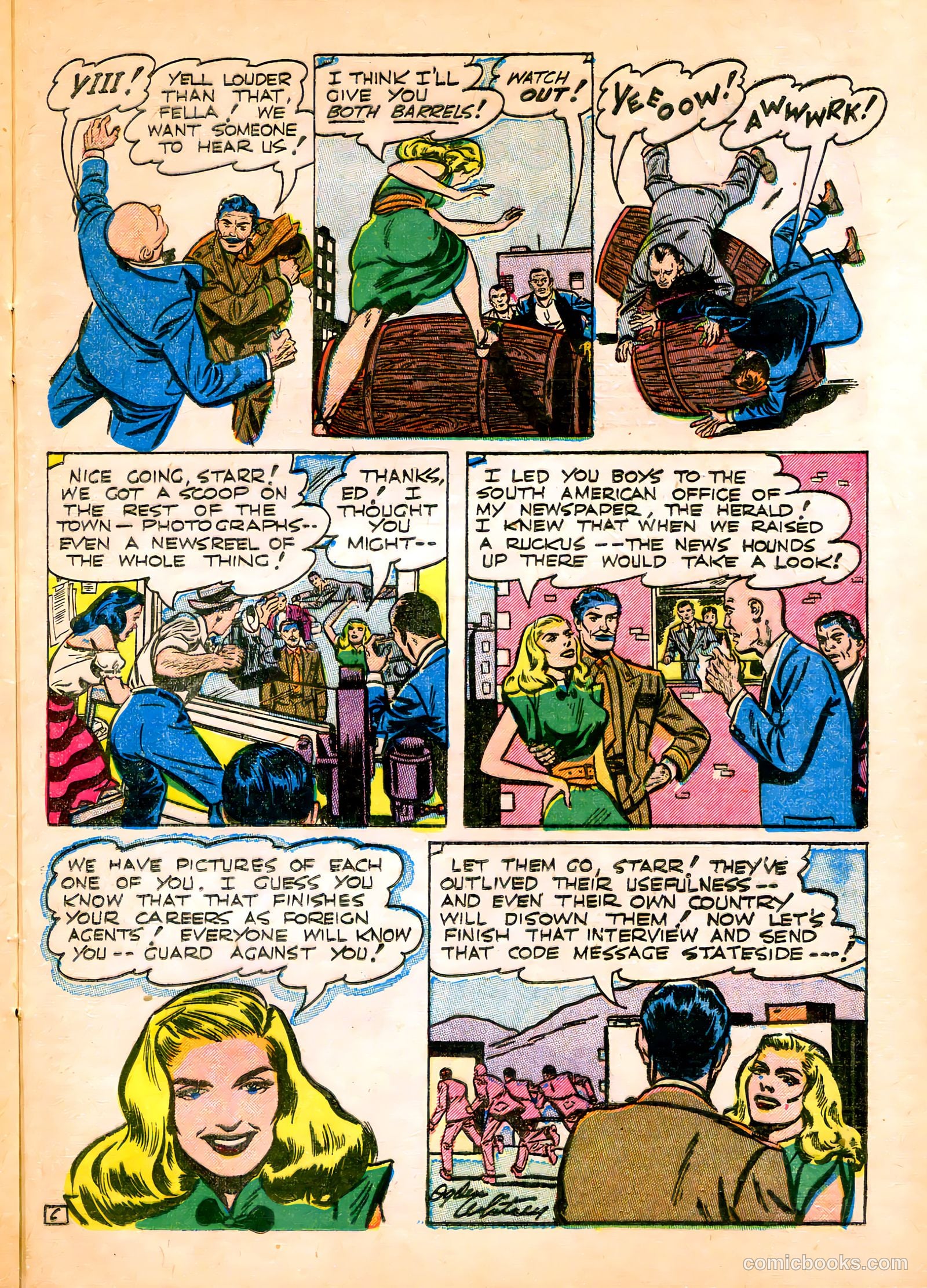 Undercover #6 (1953) — page 24 of 36