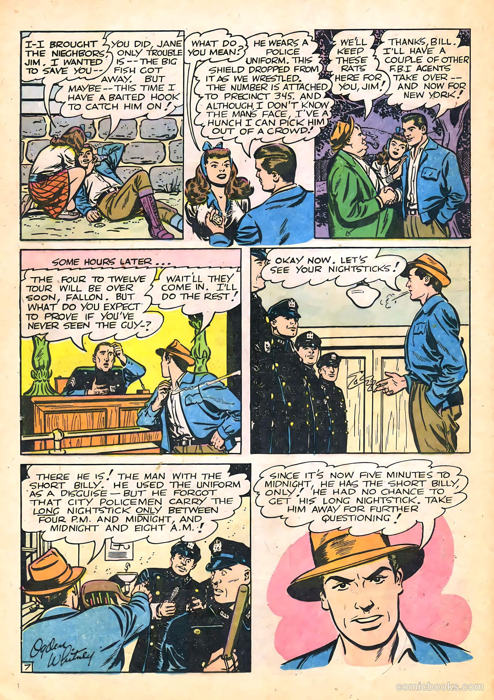 Undercover #7 (1954) — page 16 of 36