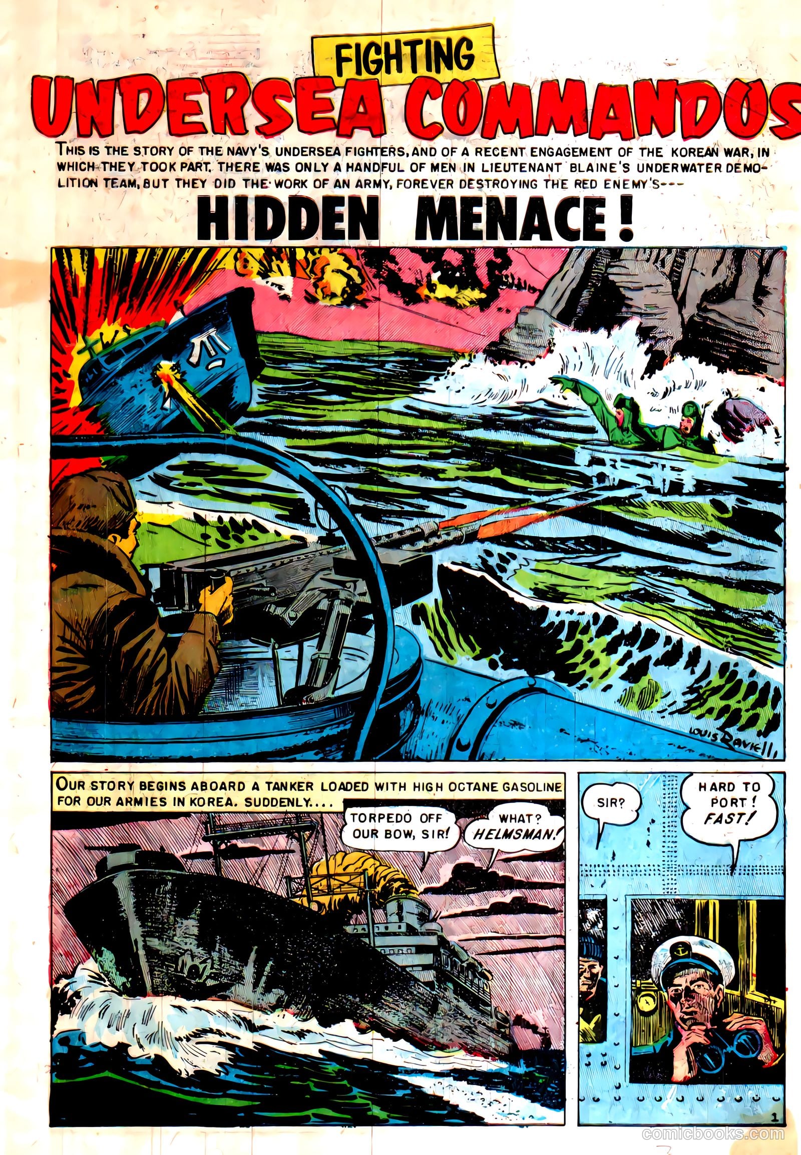 Undersea Commandos #2 (1958) — page 3 of 36