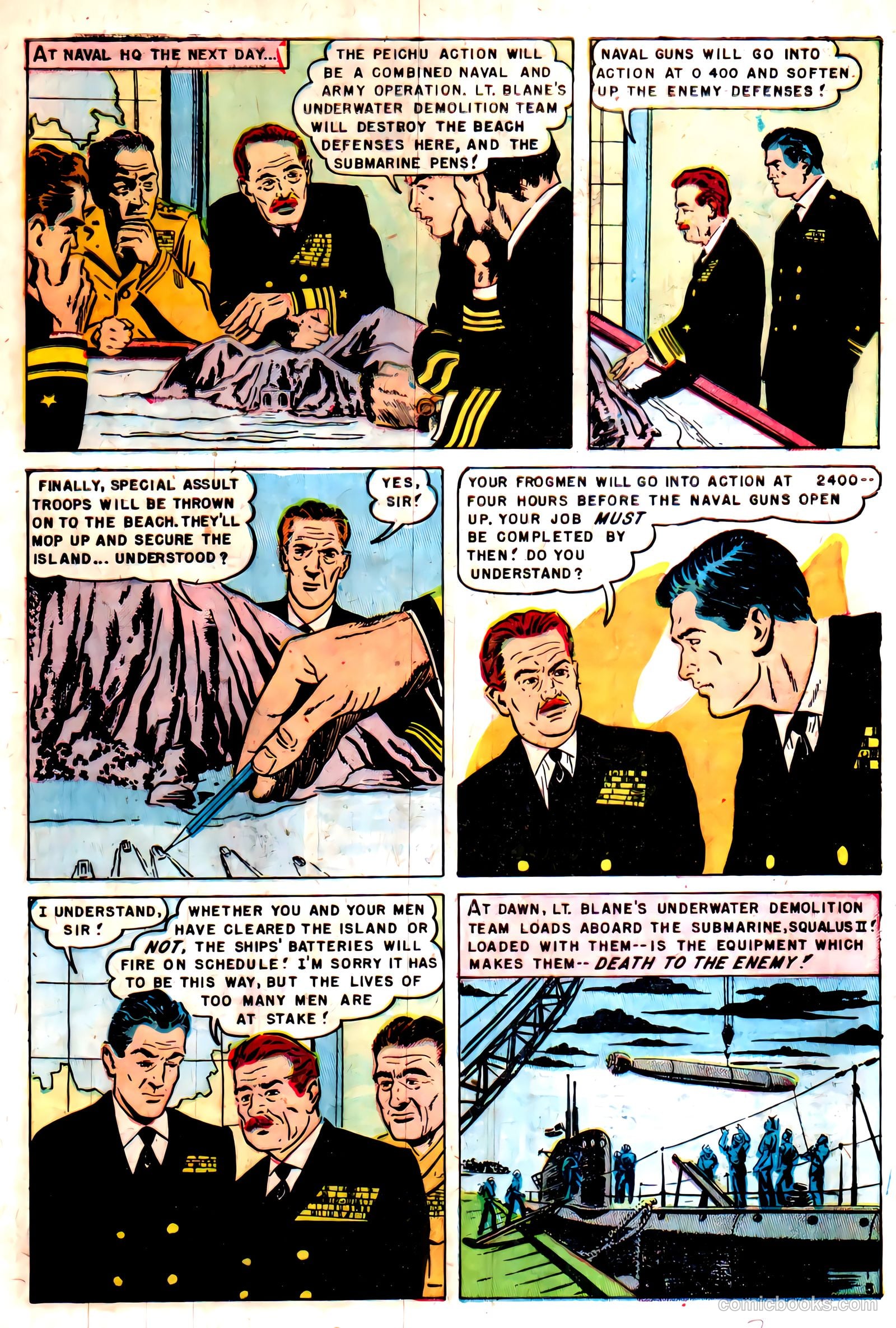 Undersea Commandos #2 (1958) — page 7 of 36