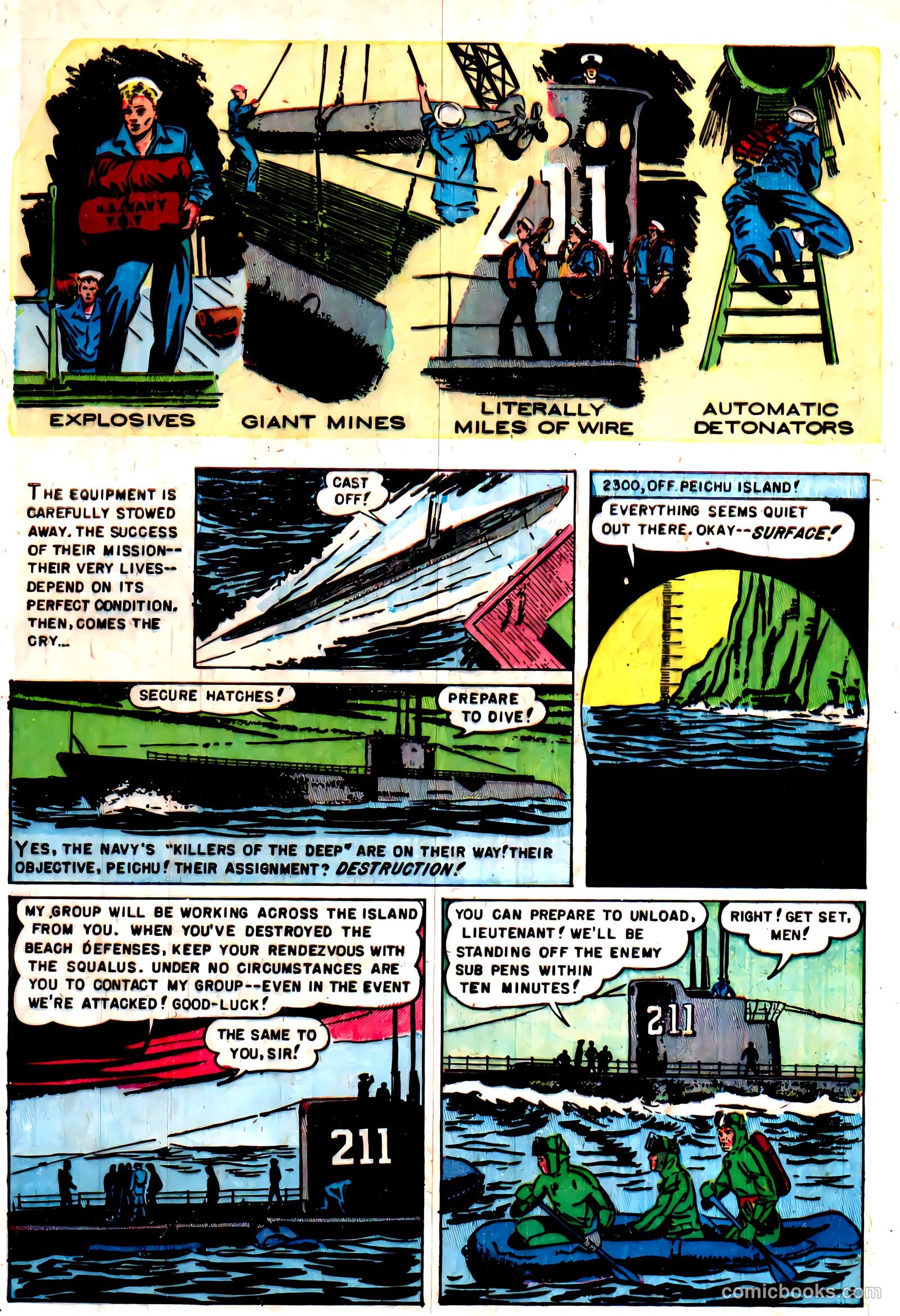 Undersea Commandos #2 (1958) — page 8 of 36
