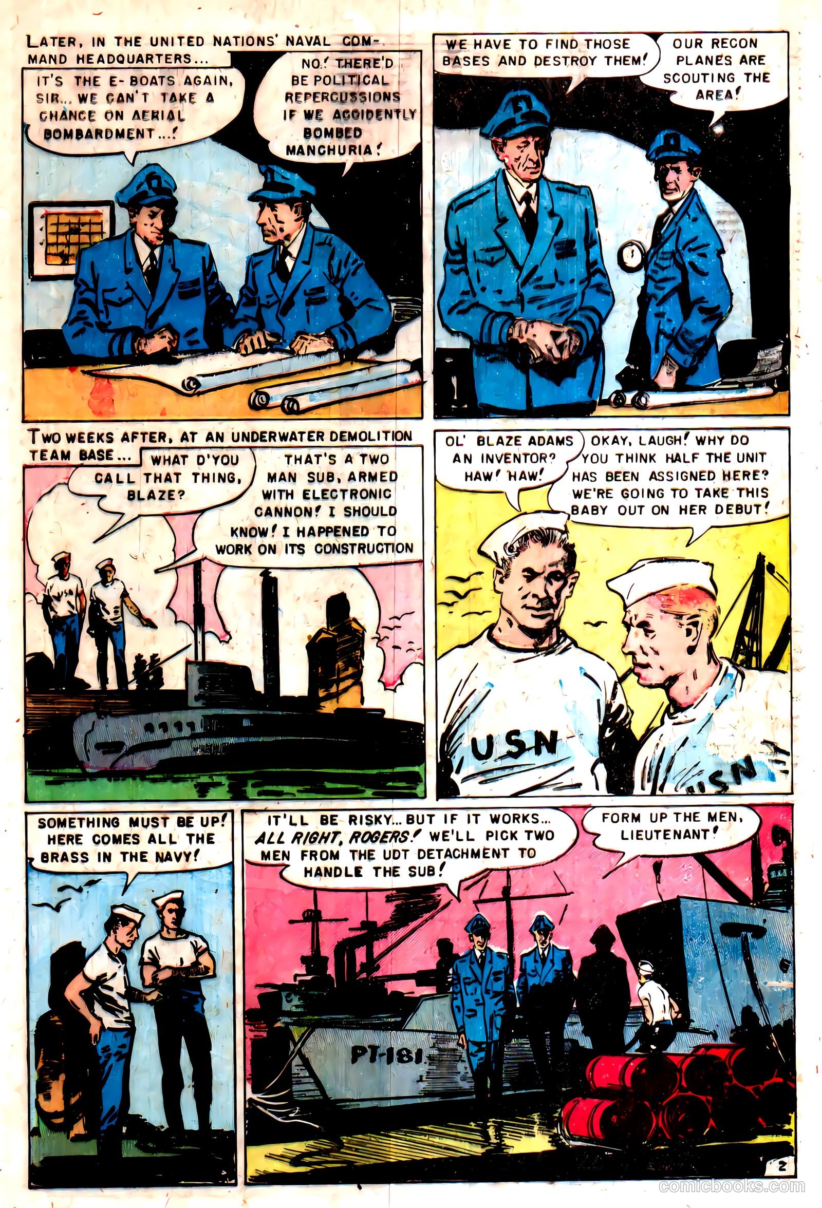 Undersea Commandos #2 (1958) — page 29 of 36