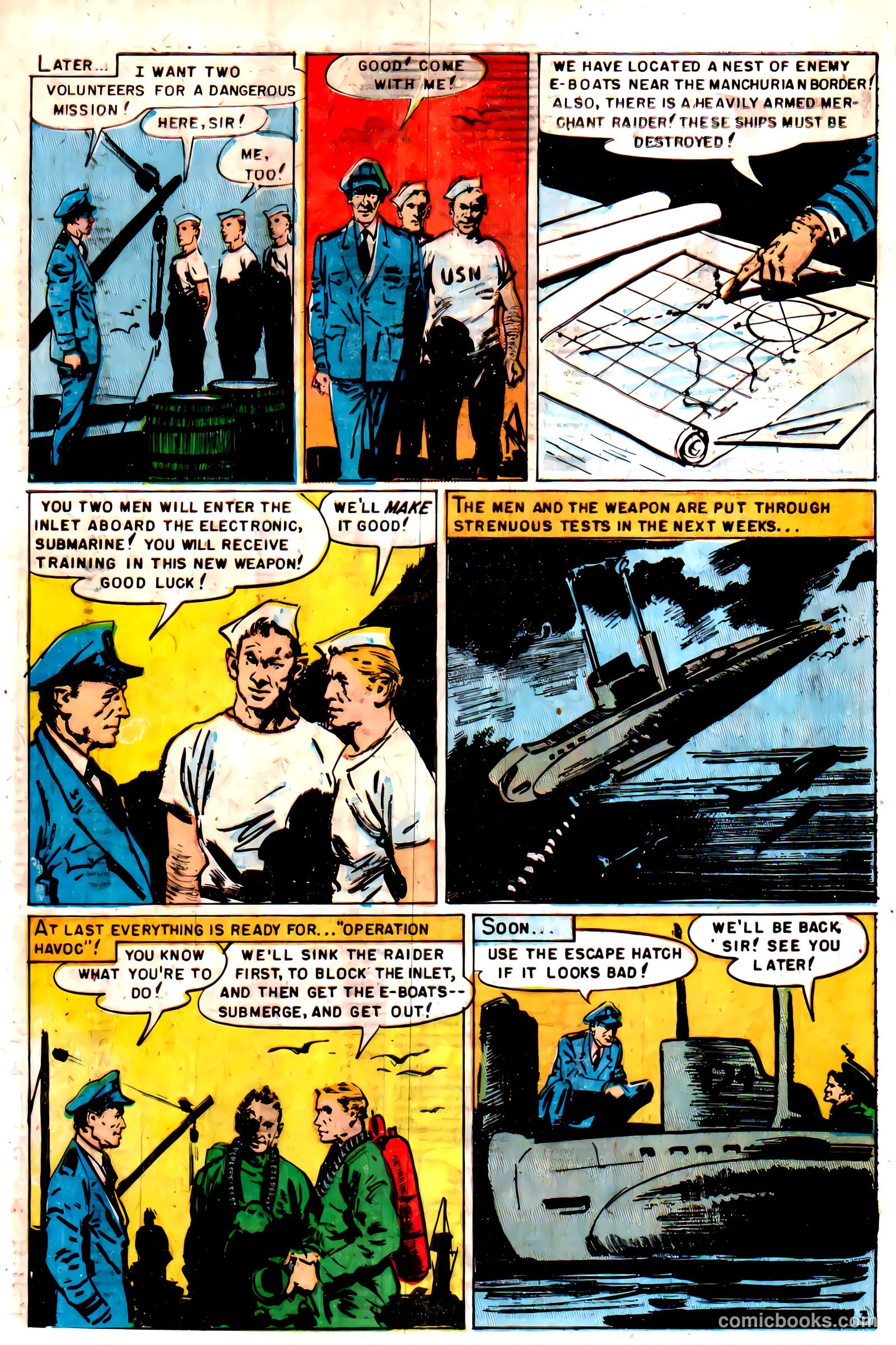 Undersea Commandos #2 (1958) — page 30 of 36