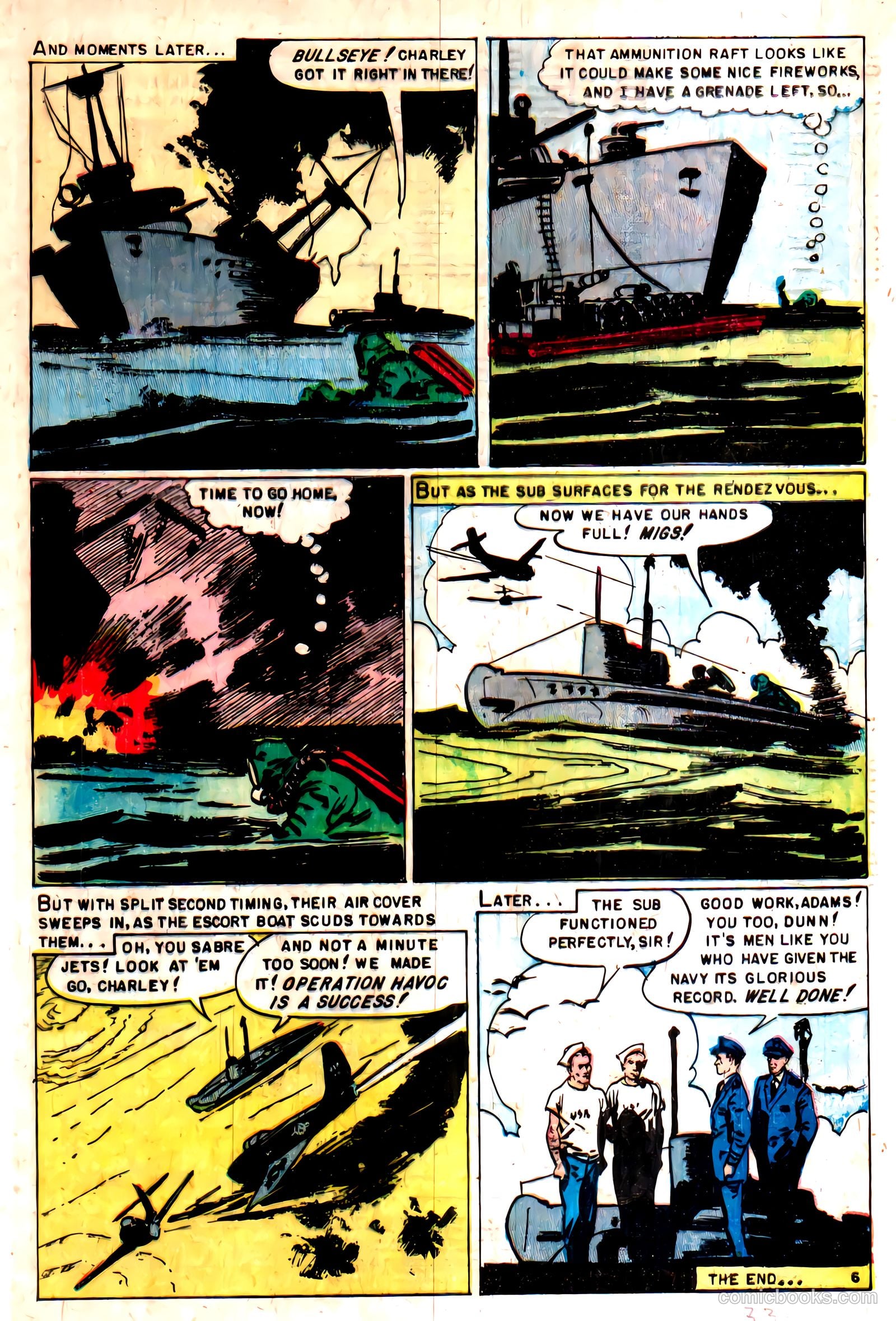 Undersea Commandos #2 (1958) — page 33 of 36