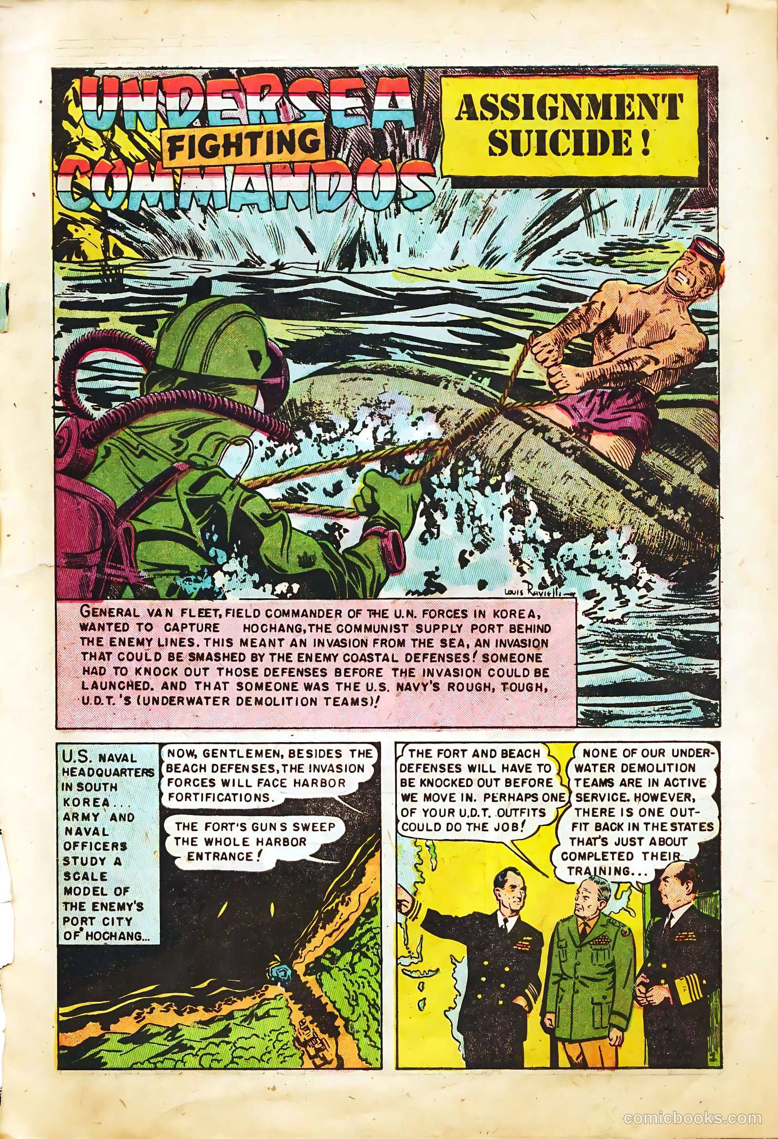 Undersea Fighting Commandos #1 (1952) — page 3 of 36