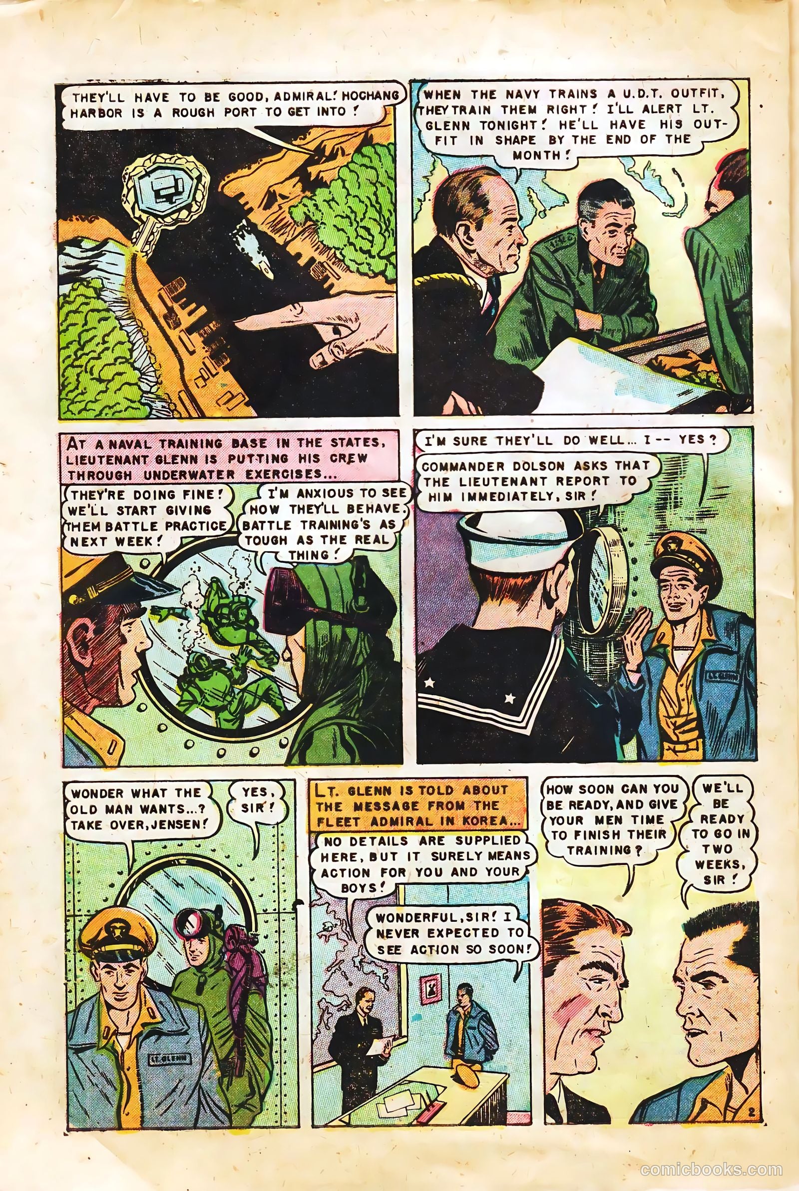 Undersea Fighting Commandos #1 (1952) — page 4 of 36