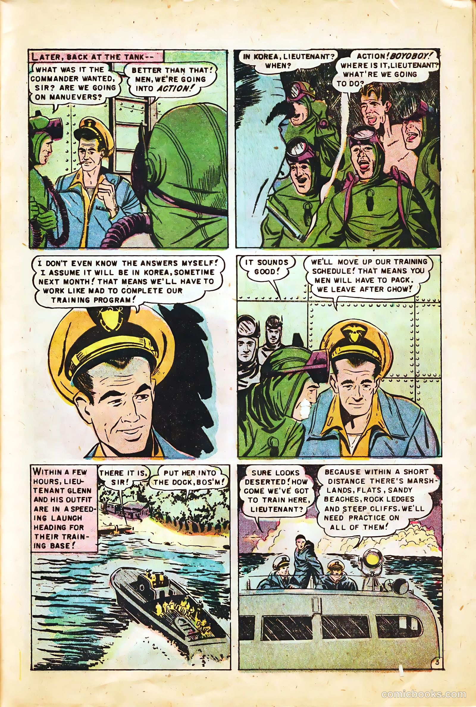 Undersea Fighting Commandos #1 (1952) — page 5 of 36