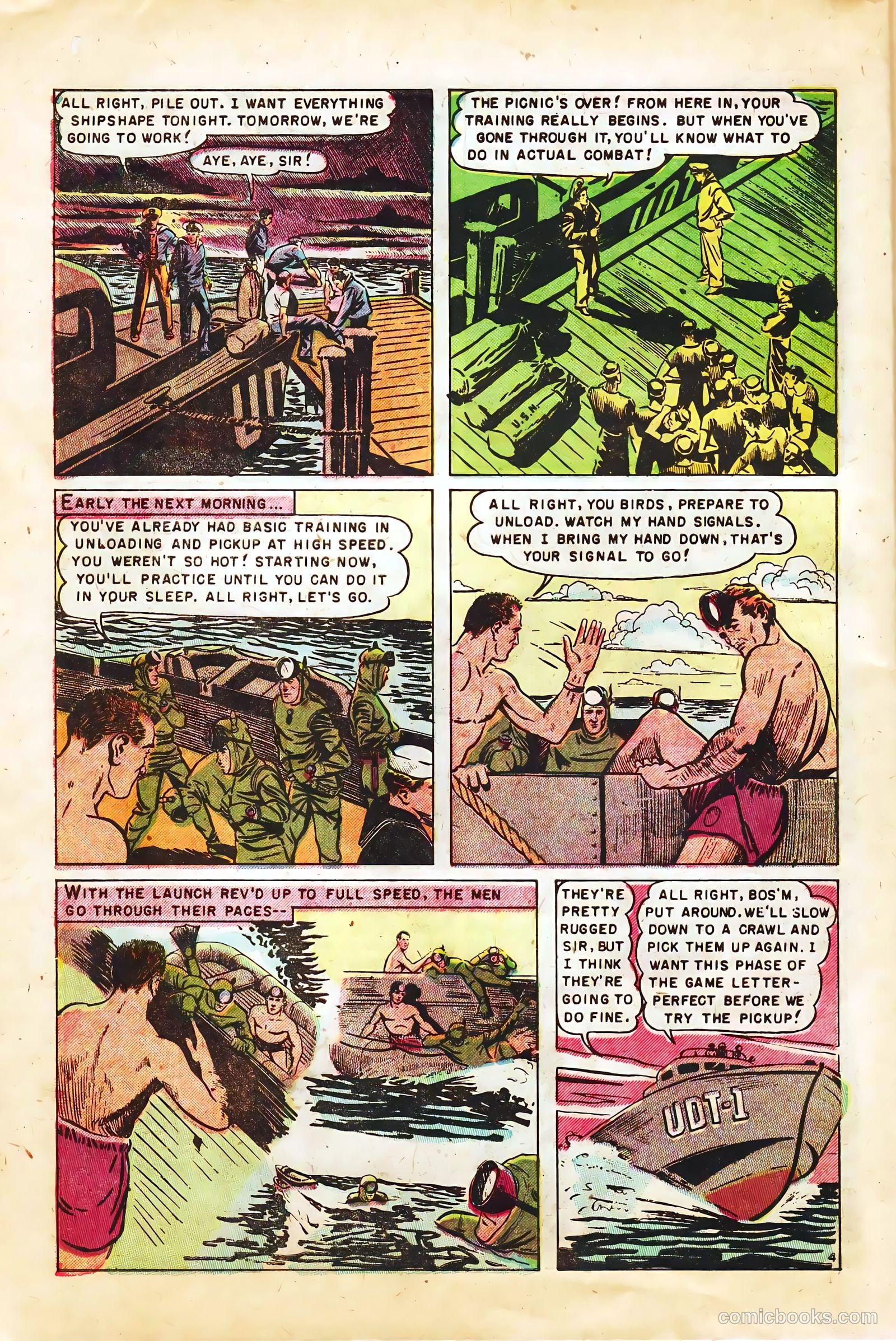 Undersea Fighting Commandos #1 (1952) — page 6 of 36