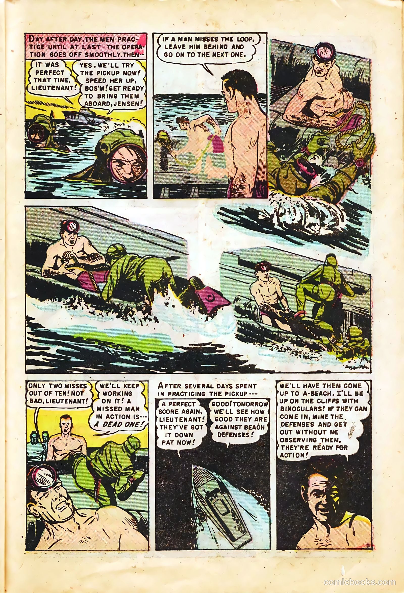 Undersea Fighting Commandos #1 (1952) — page 7 of 36
