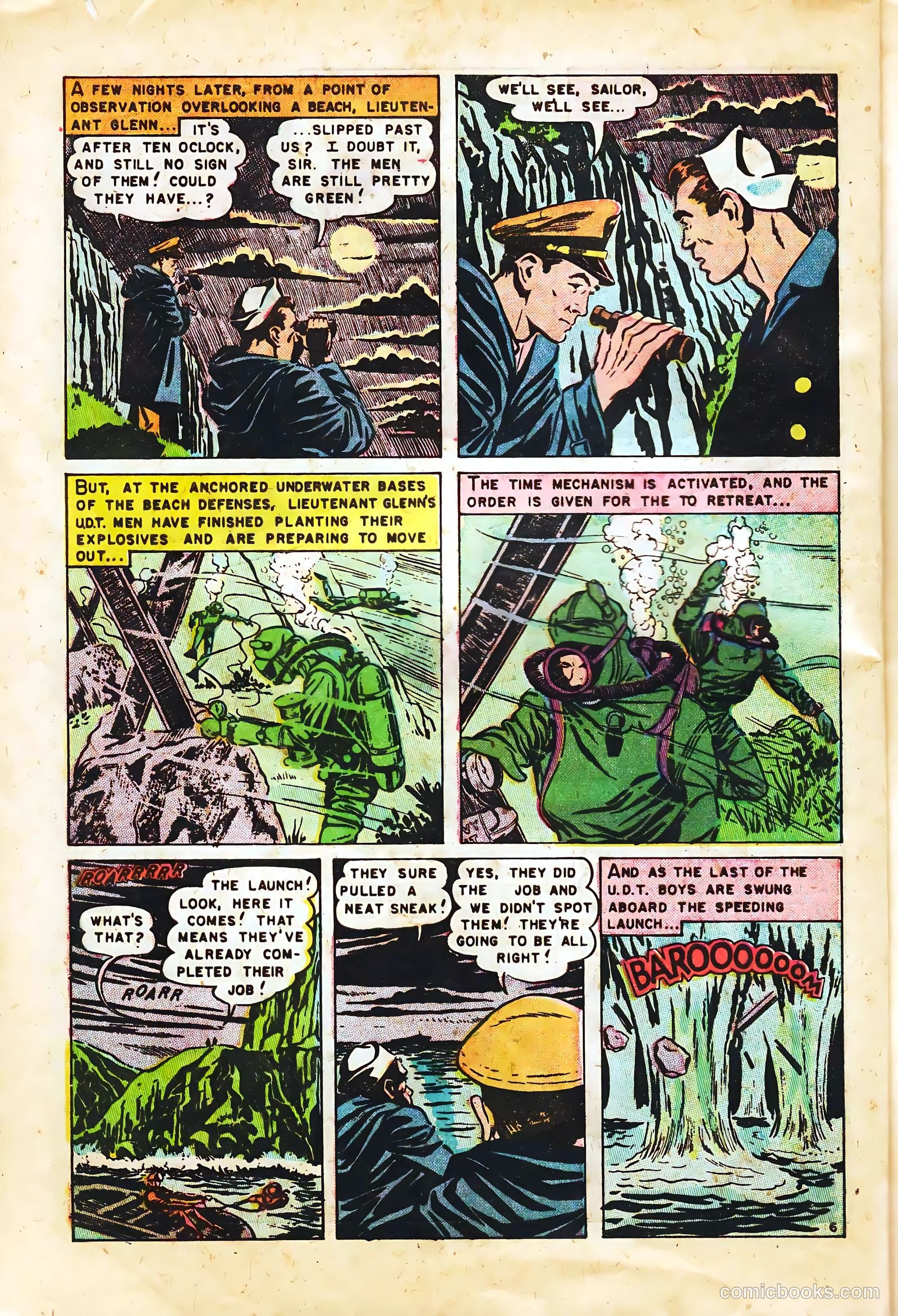 Undersea Fighting Commandos #1 (1952) — page 8 of 36