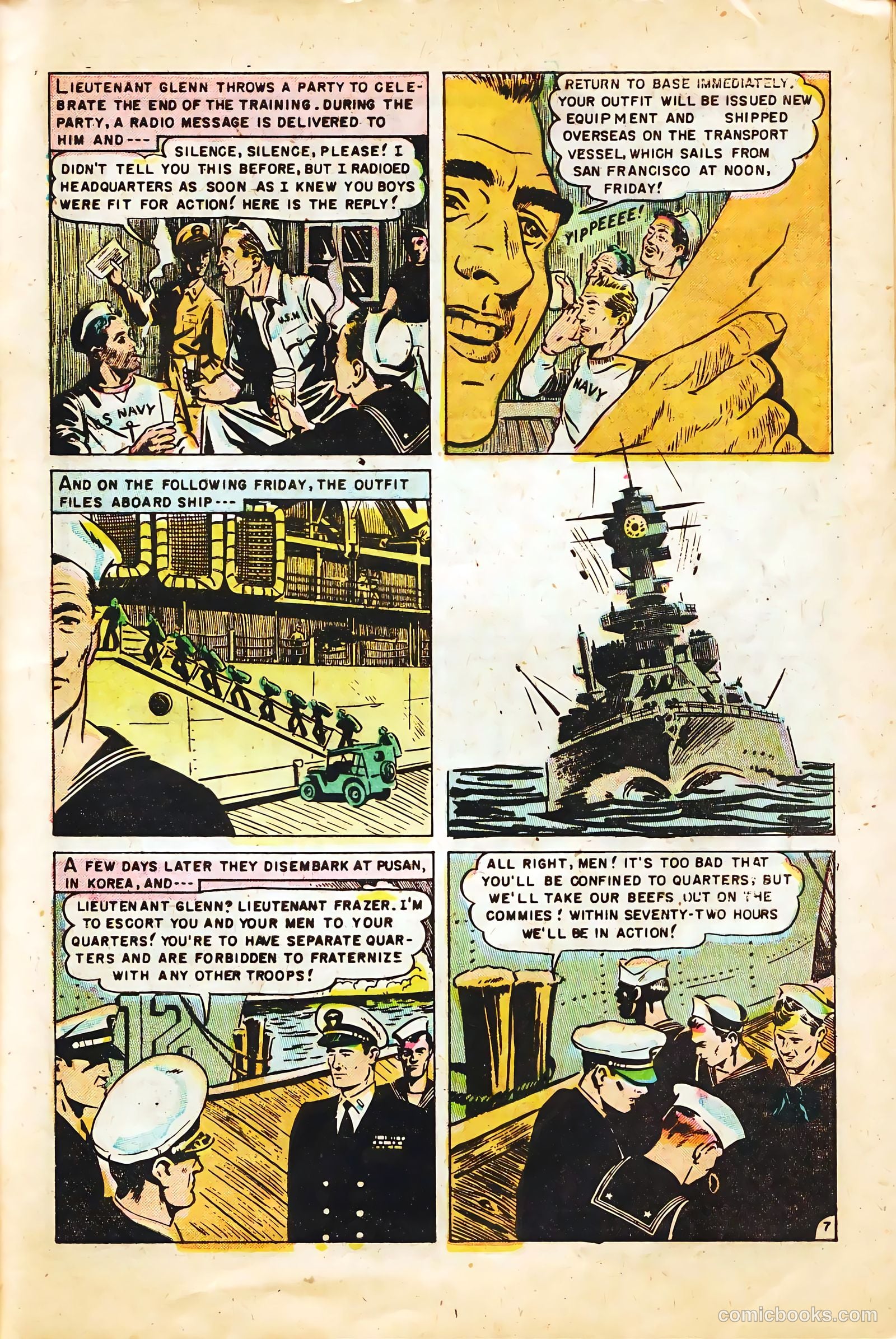 Undersea Fighting Commandos #1 (1952) — page 9 of 36
