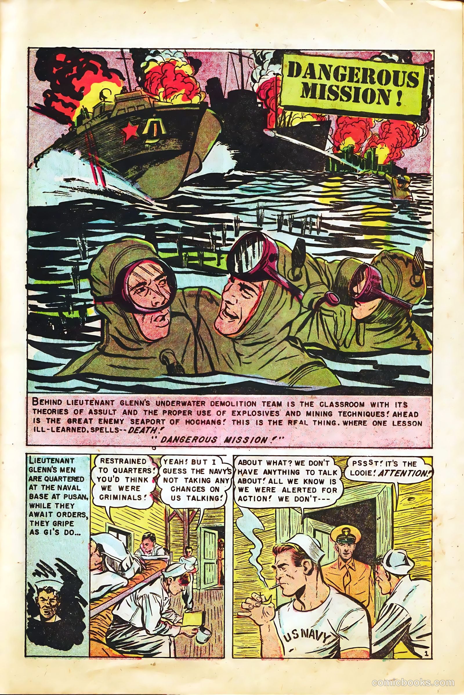 Undersea Fighting Commandos #1 (1952) — page 11 of 36