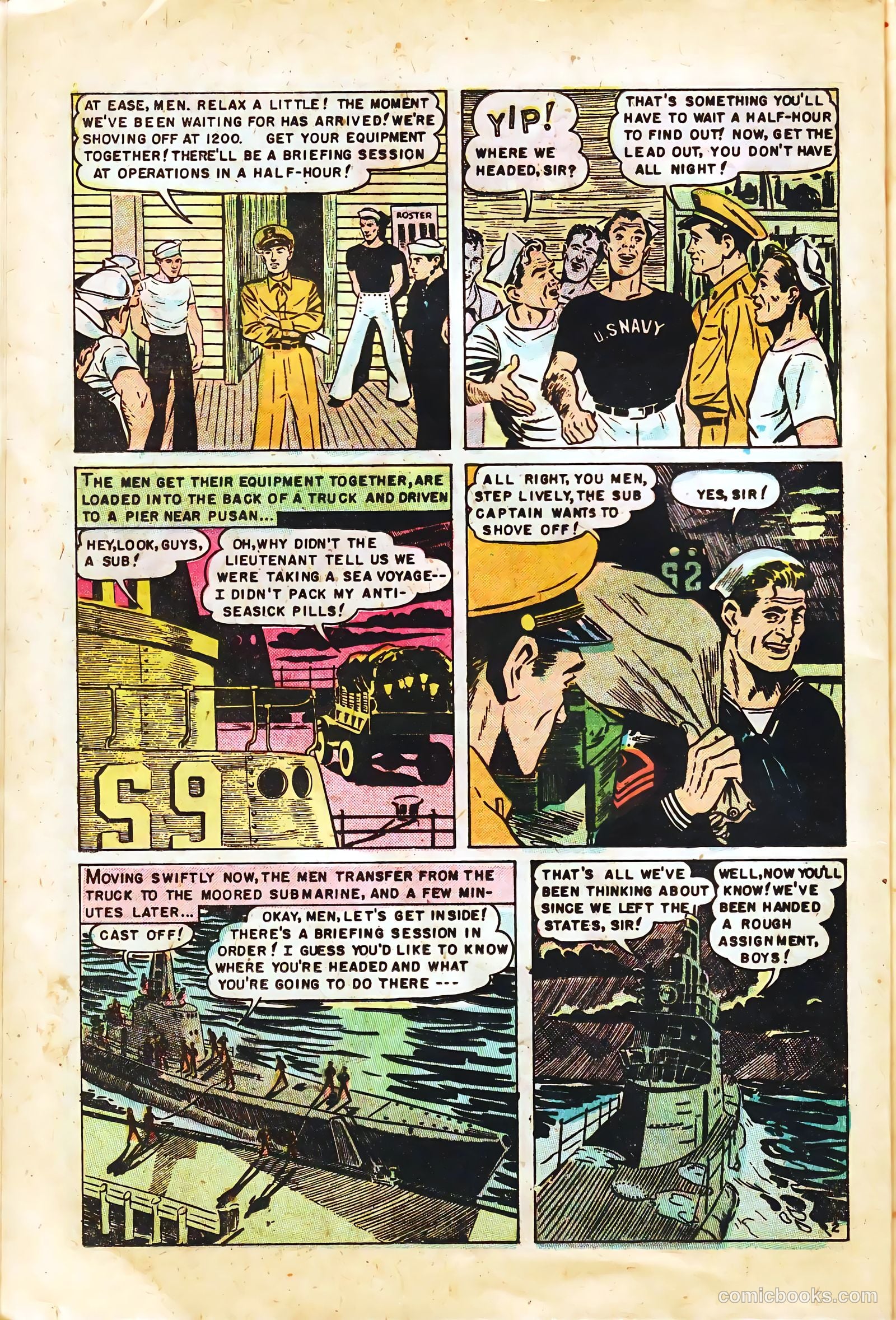 Undersea Fighting Commandos #1 (1952) — page 12 of 36