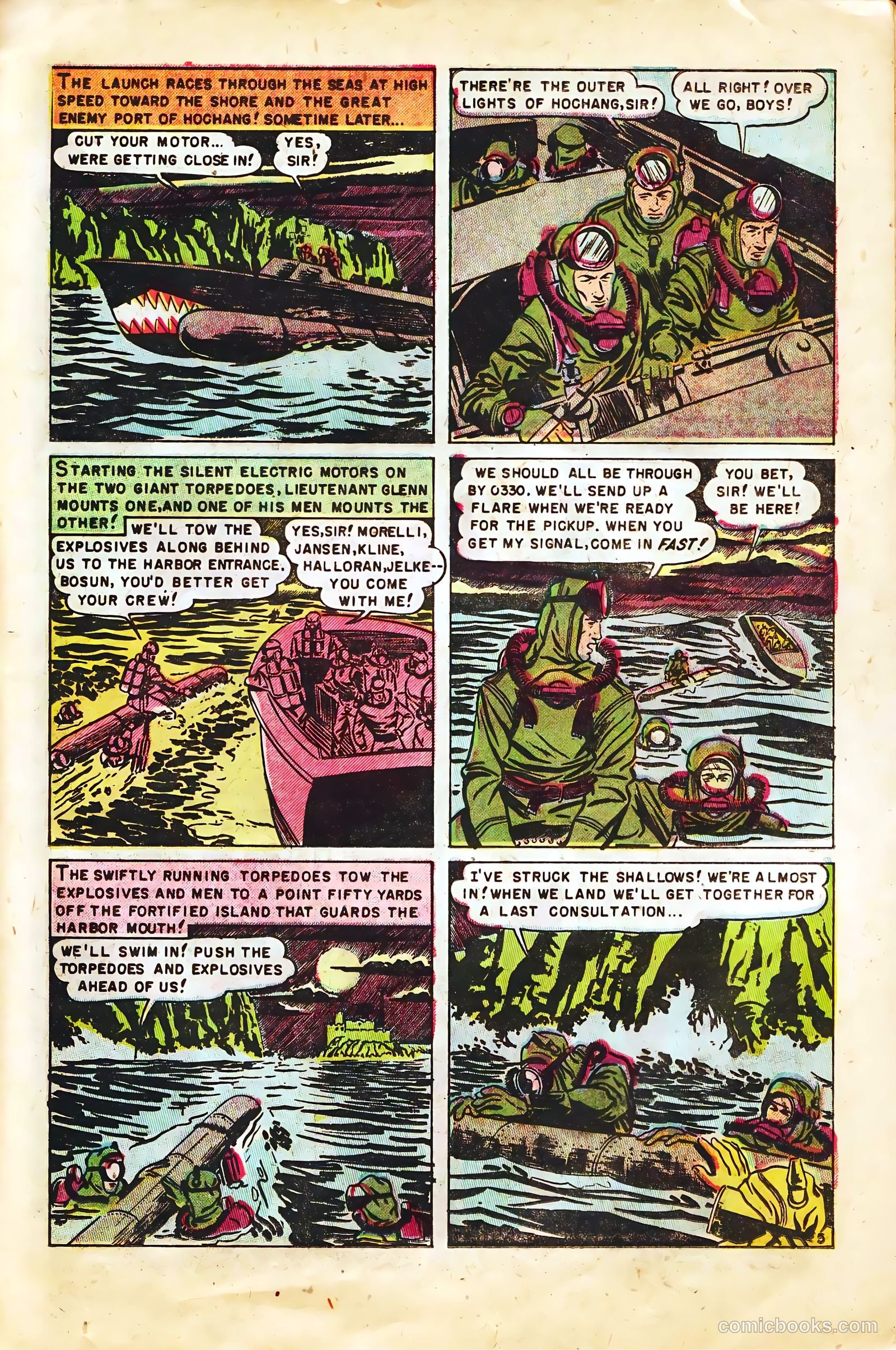 Undersea Fighting Commandos #1 (1952) — page 15 of 36