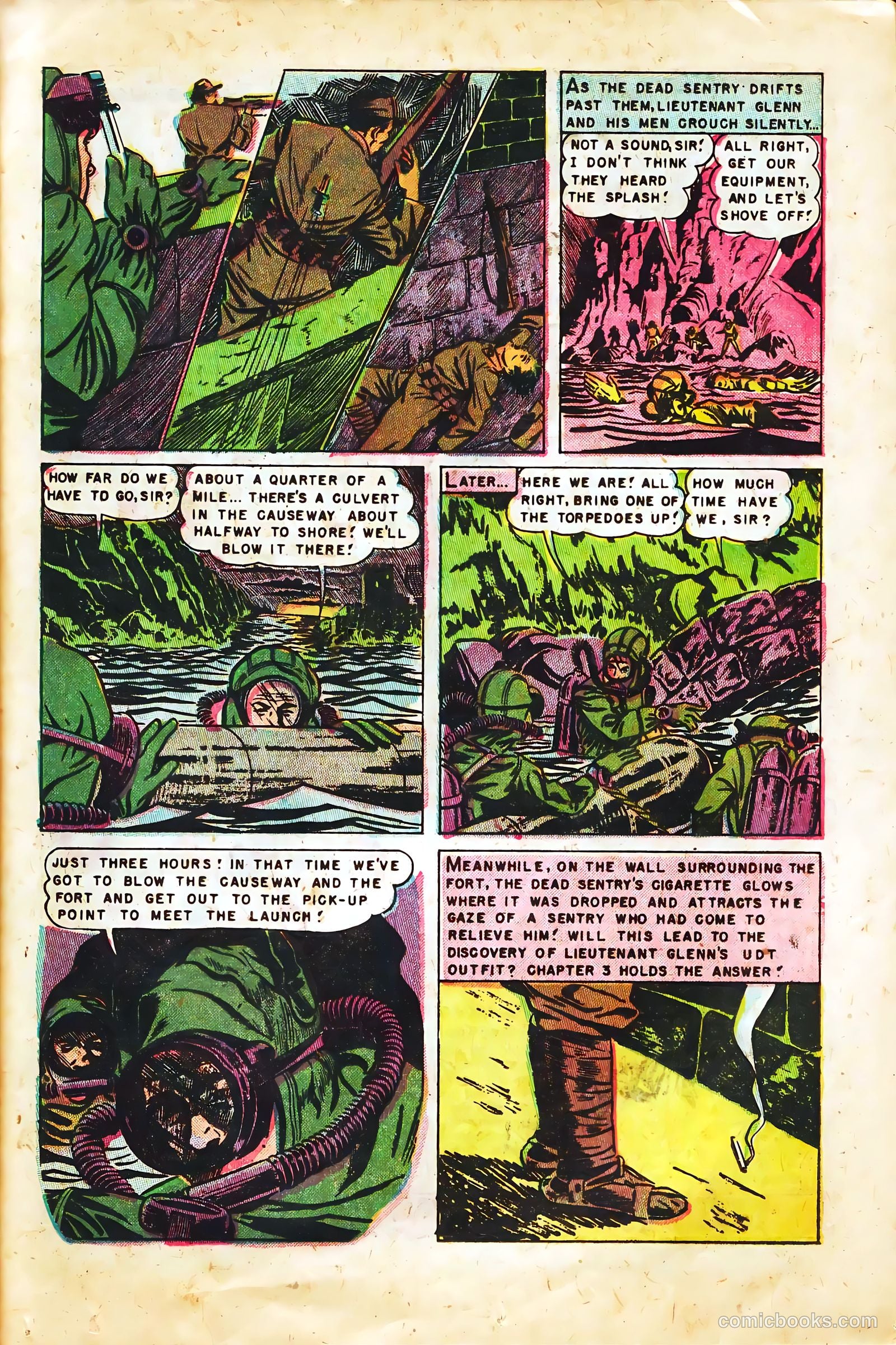 Undersea Fighting Commandos #1 (1952) — page 17 of 36