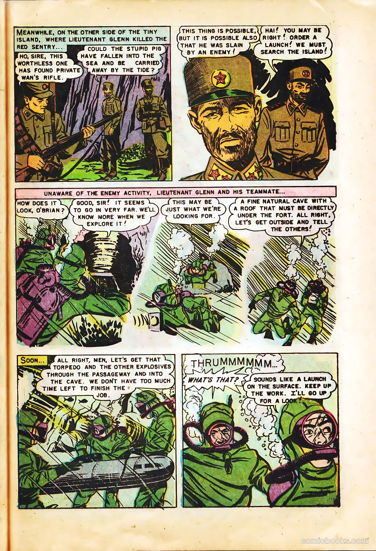 Undersea Fighting Commandos #1 (1952) — page 21 of 36