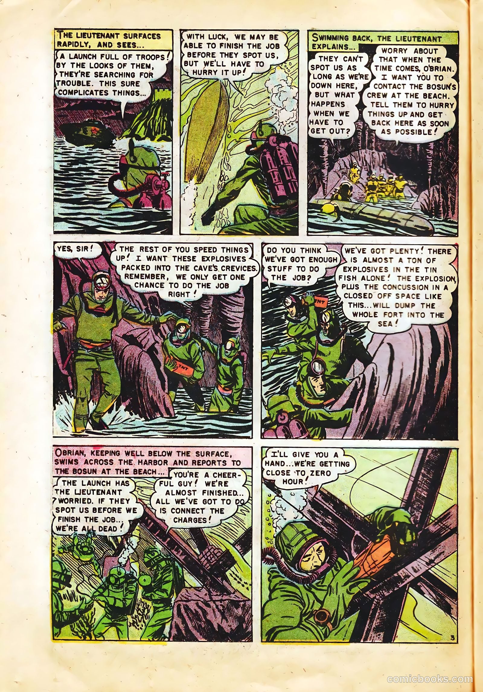 Undersea Fighting Commandos #1 (1952) — page 22 of 36