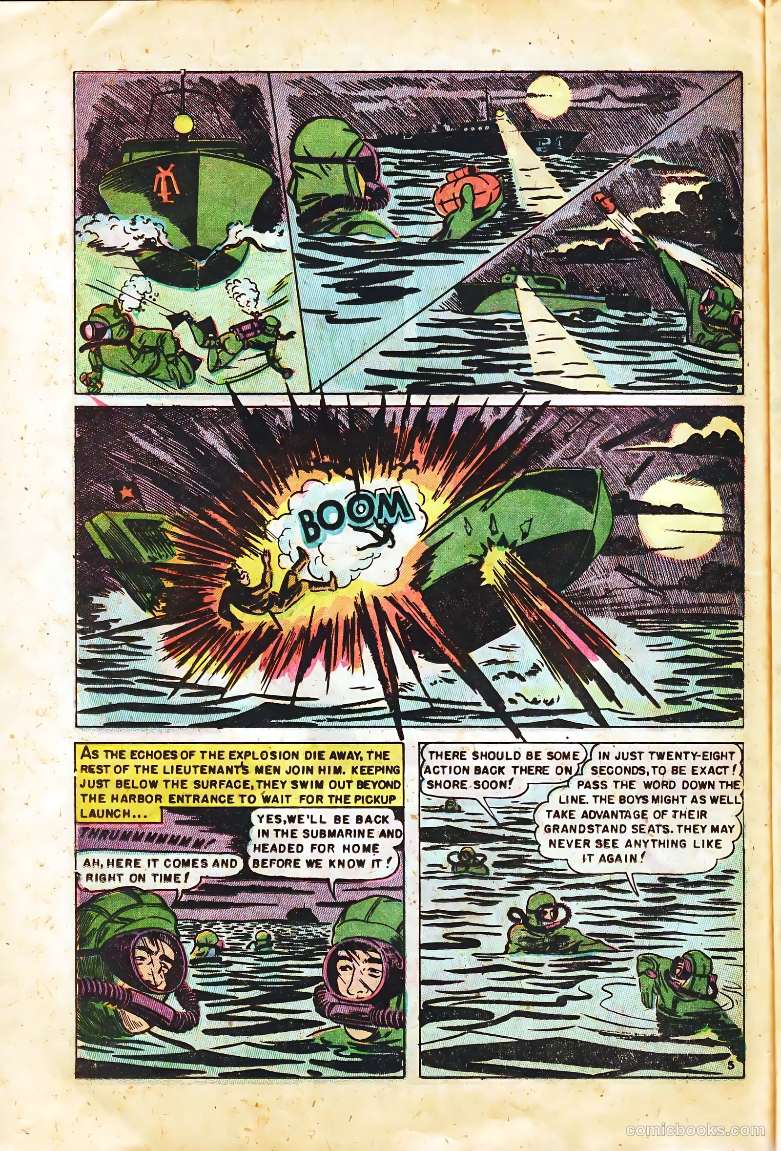 Undersea Fighting Commandos #1 (1952) — page 24 of 36