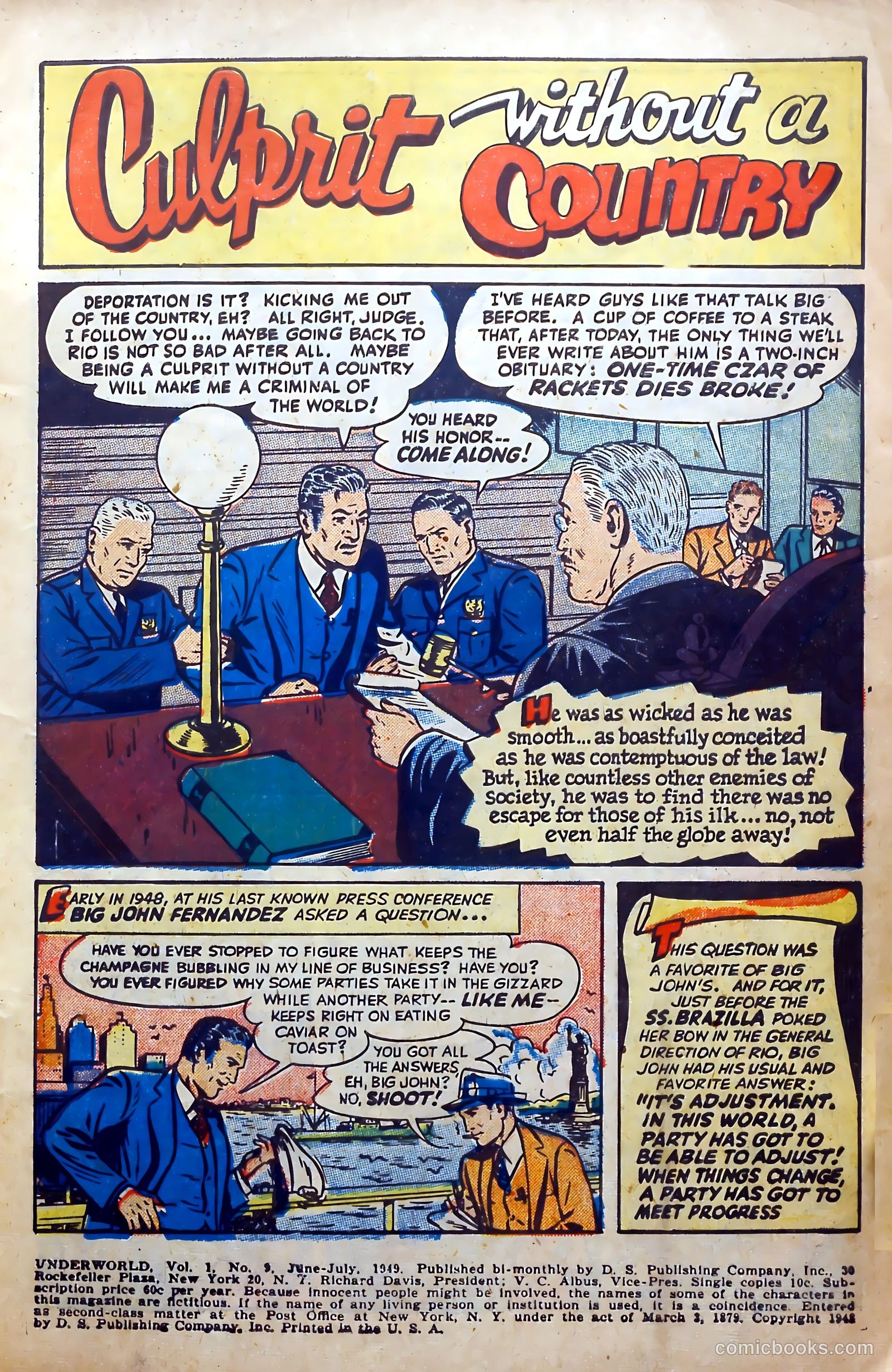 Underworld #9 (1949) — page 3 of 52