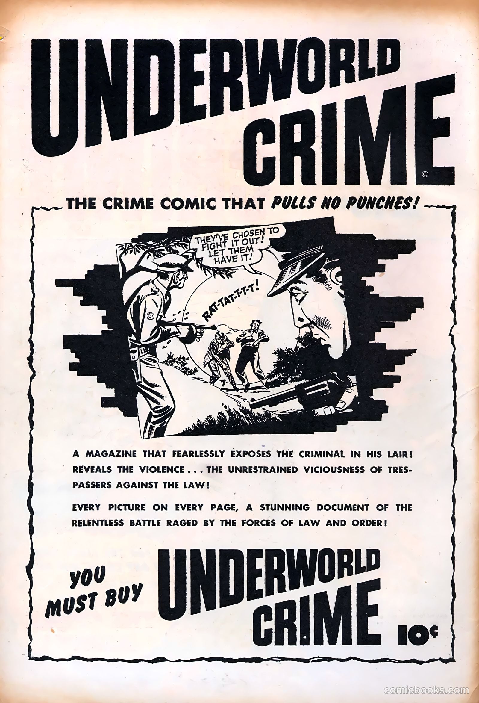 Underworld Crime #1 (1952) — page 2 of 36