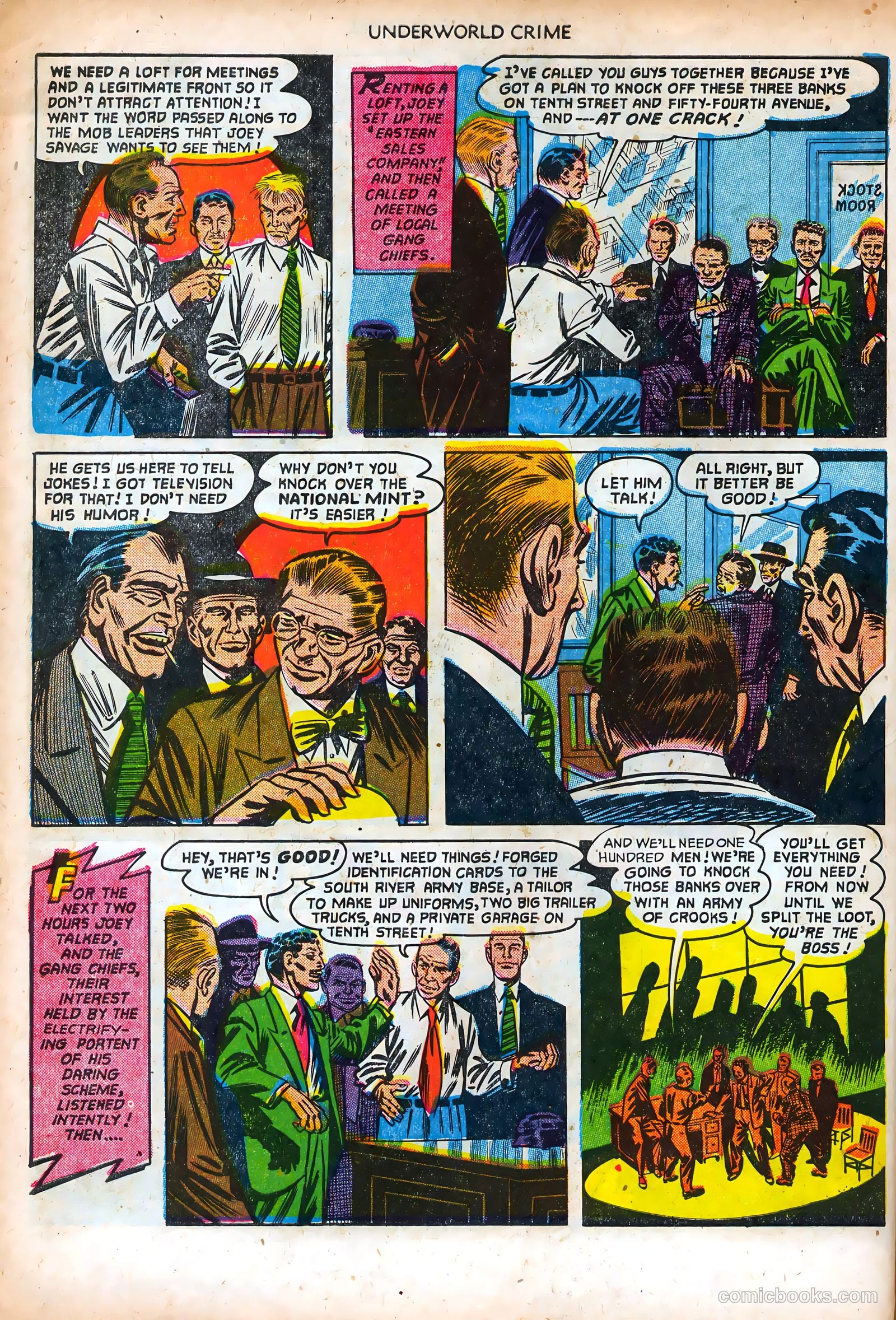 Underworld Crime #1 (1952) — page 6 of 36