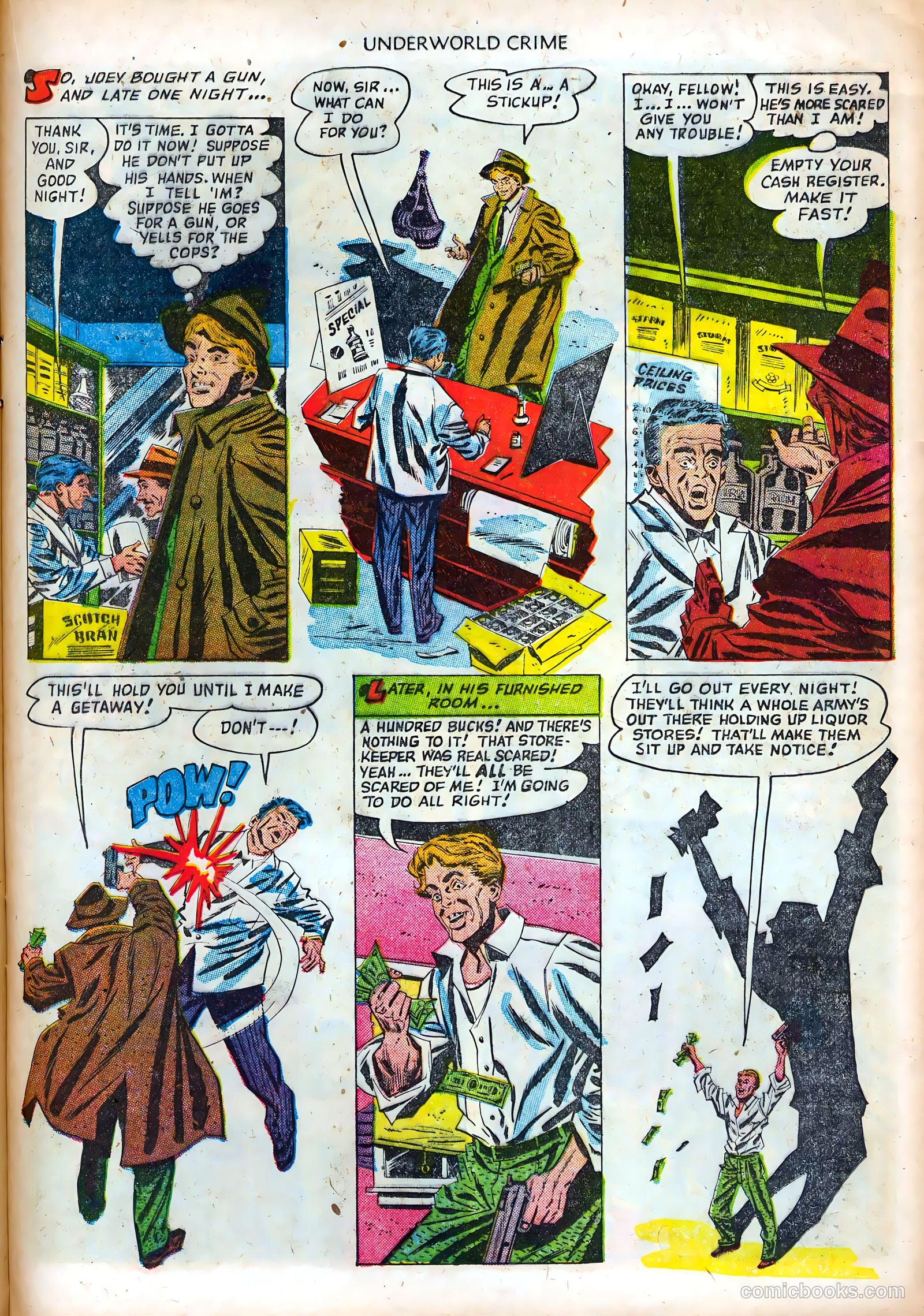 Underworld Crime #1 (1952) — page 17 of 36