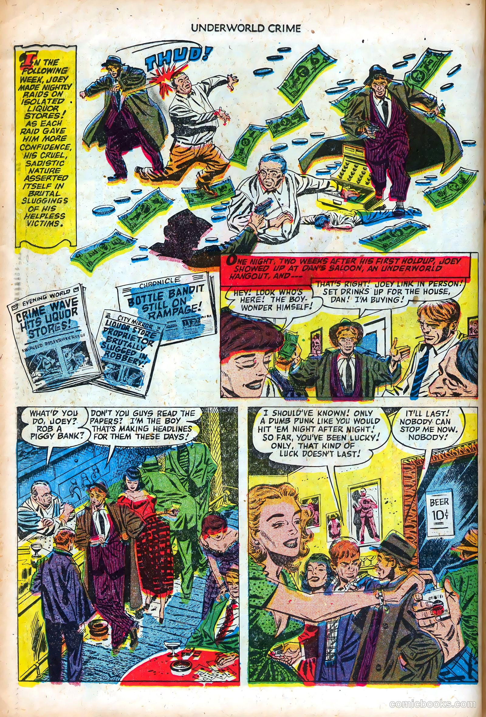 Underworld Crime #1 (1952) — page 18 of 36
