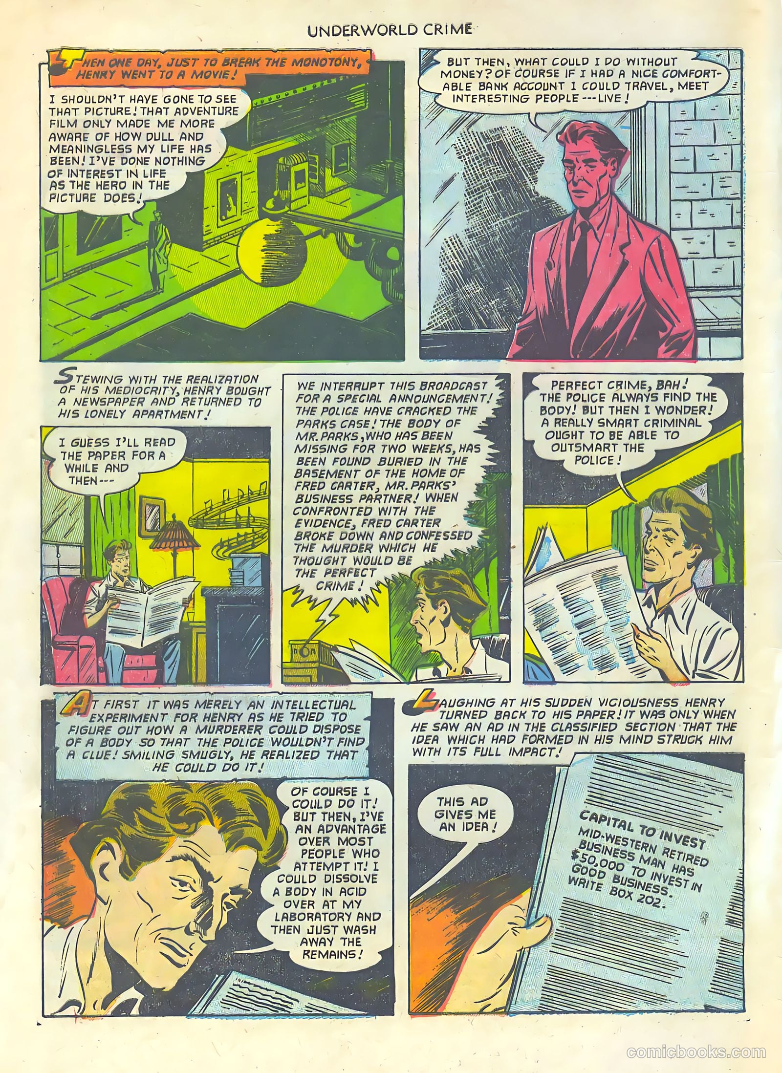 Underworld Crime #3 (1952) — page 4 of 36